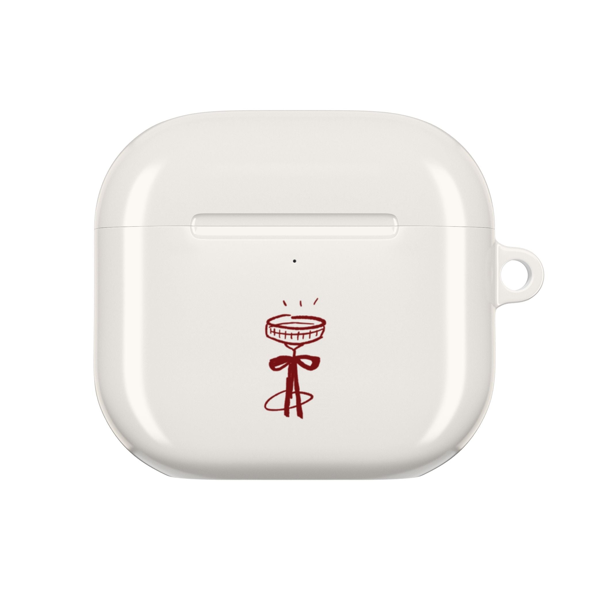 Minimal Red Cake & Sparkler Design