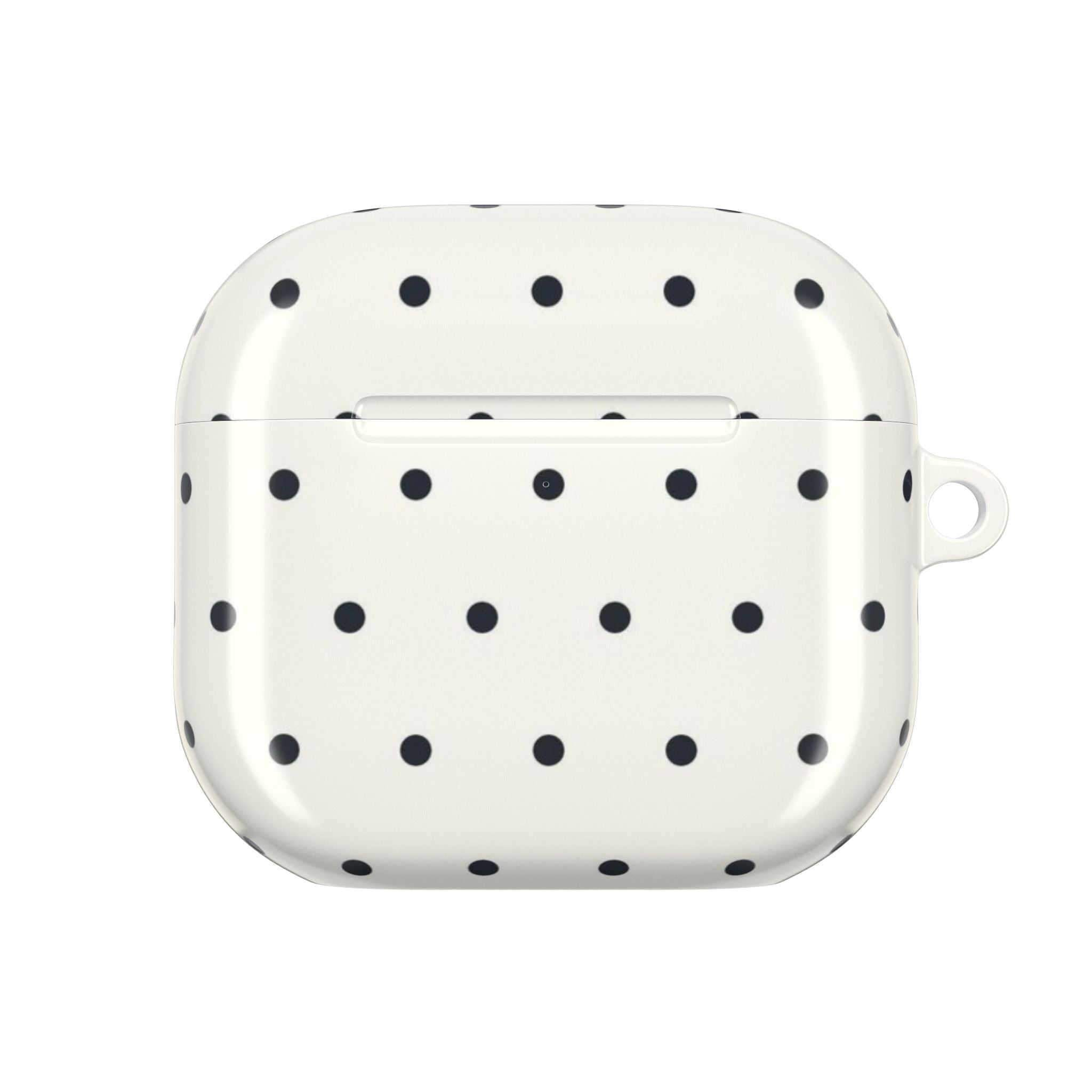 Polka Dot AirPods Case - Black/White