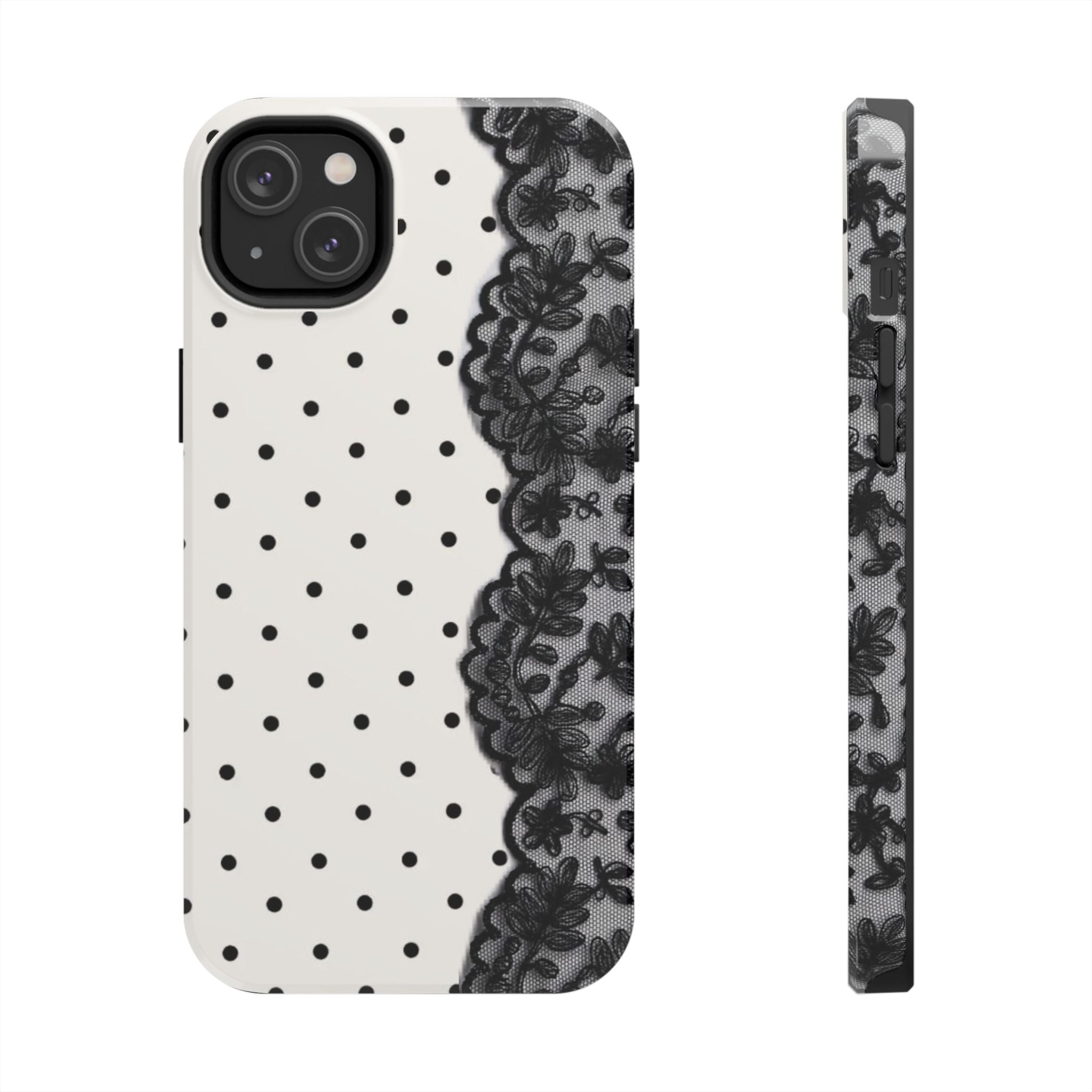 Polka Dot/Lace Phone Cases