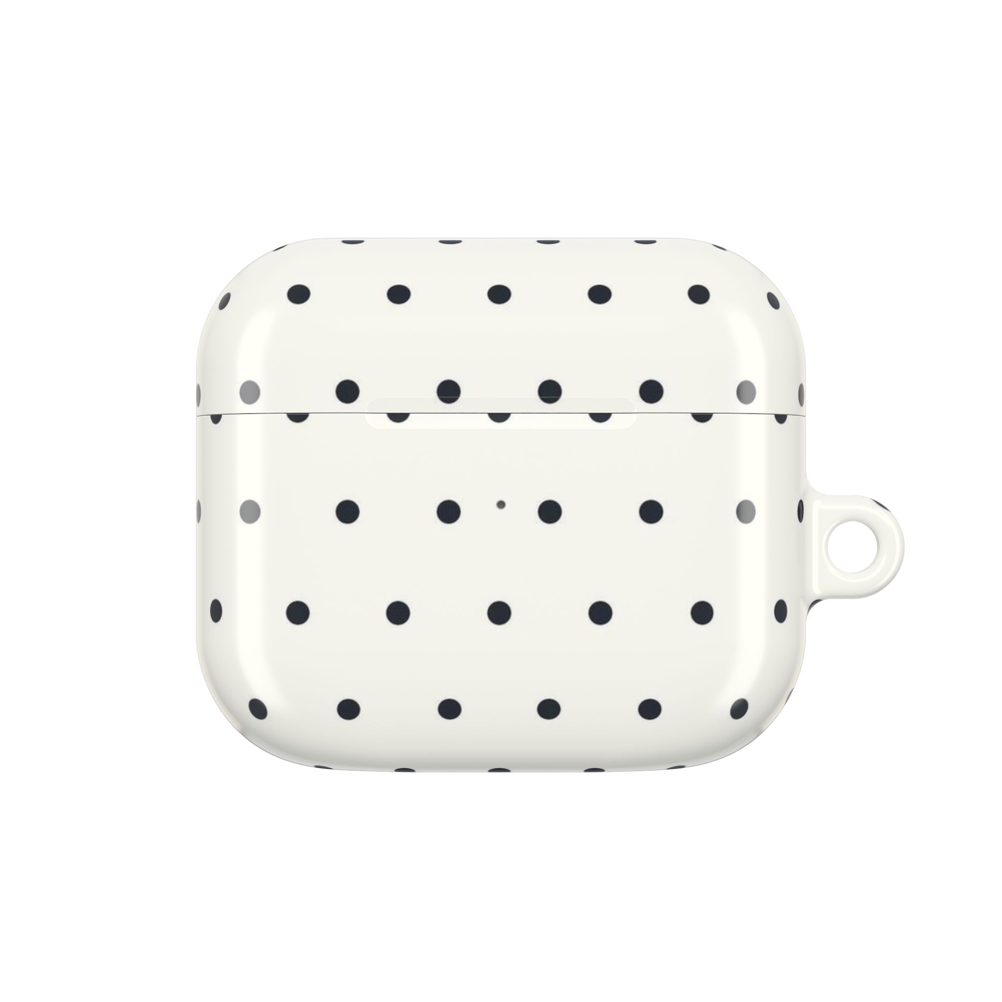 Polka Dot AirPods Case - Black/White