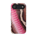 Pink Snake Skin Phone Case