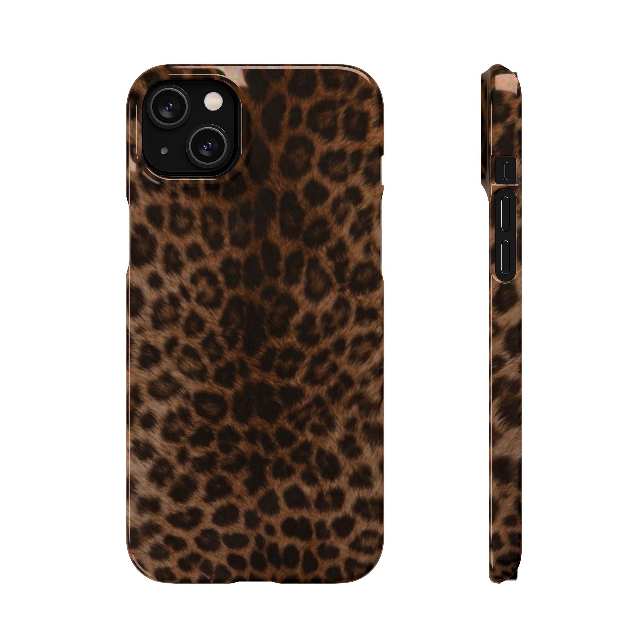 Leopard Print Slim Phone Case