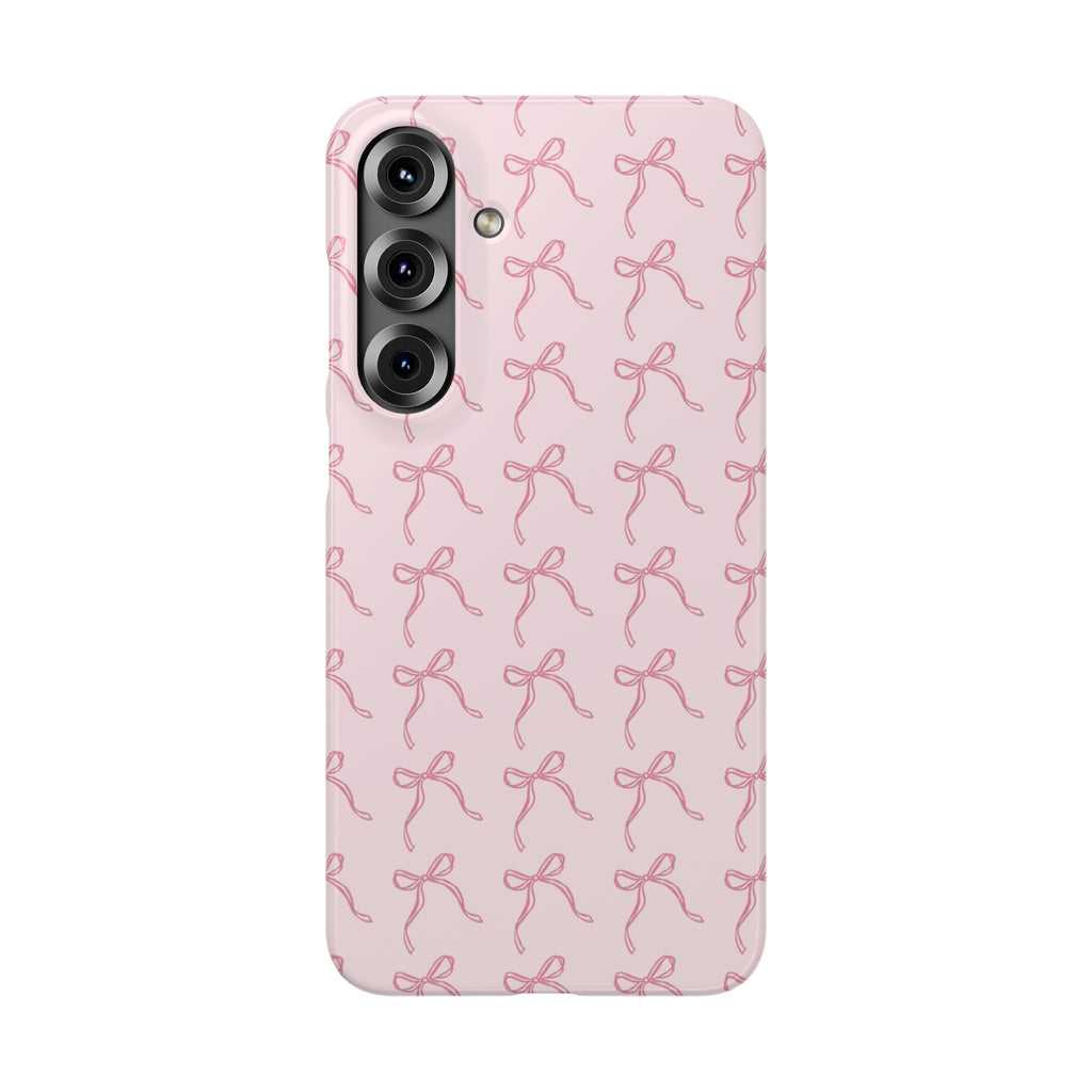 Pink Bow Pattern Phone Case