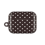 Polka Dot AirPod Case - Brown/White