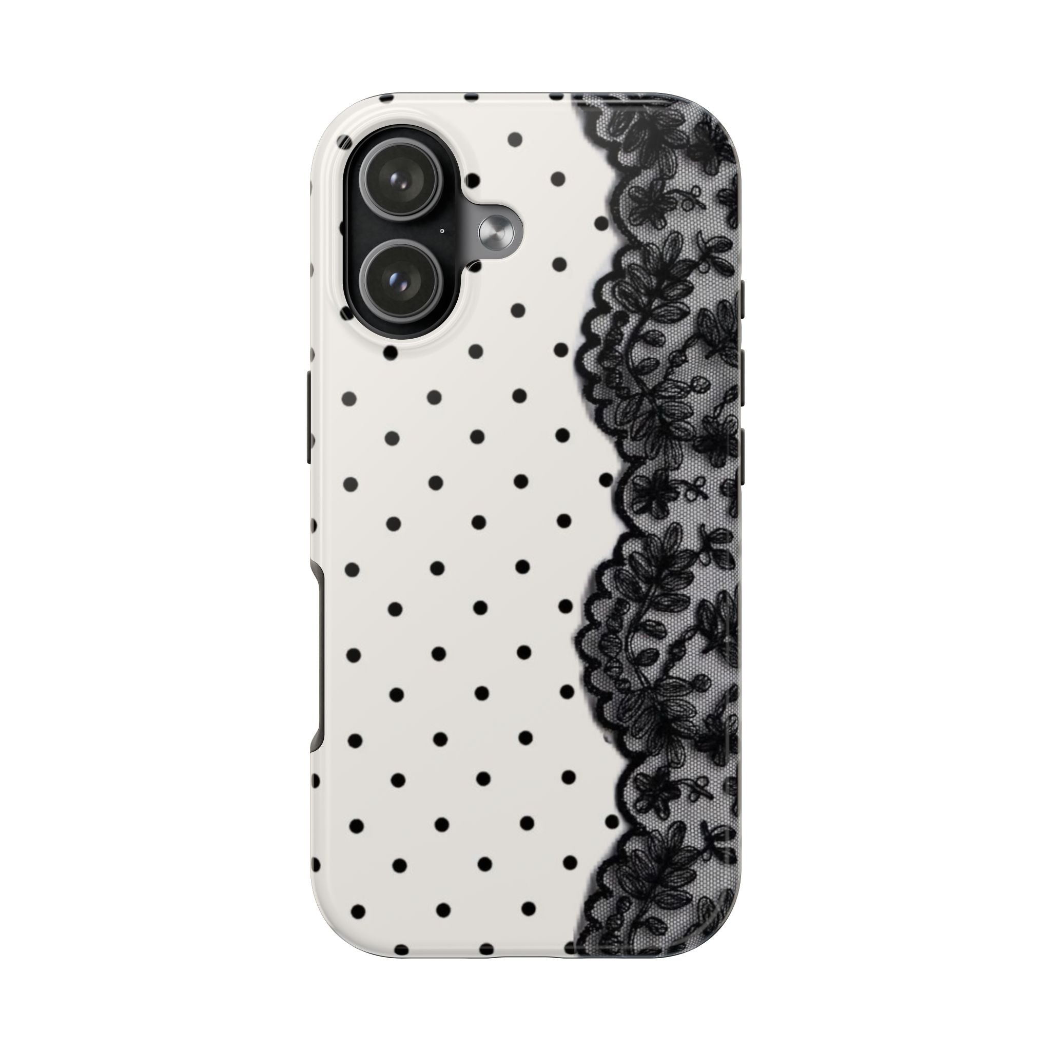 Polka Dot/Lace Phone Cases