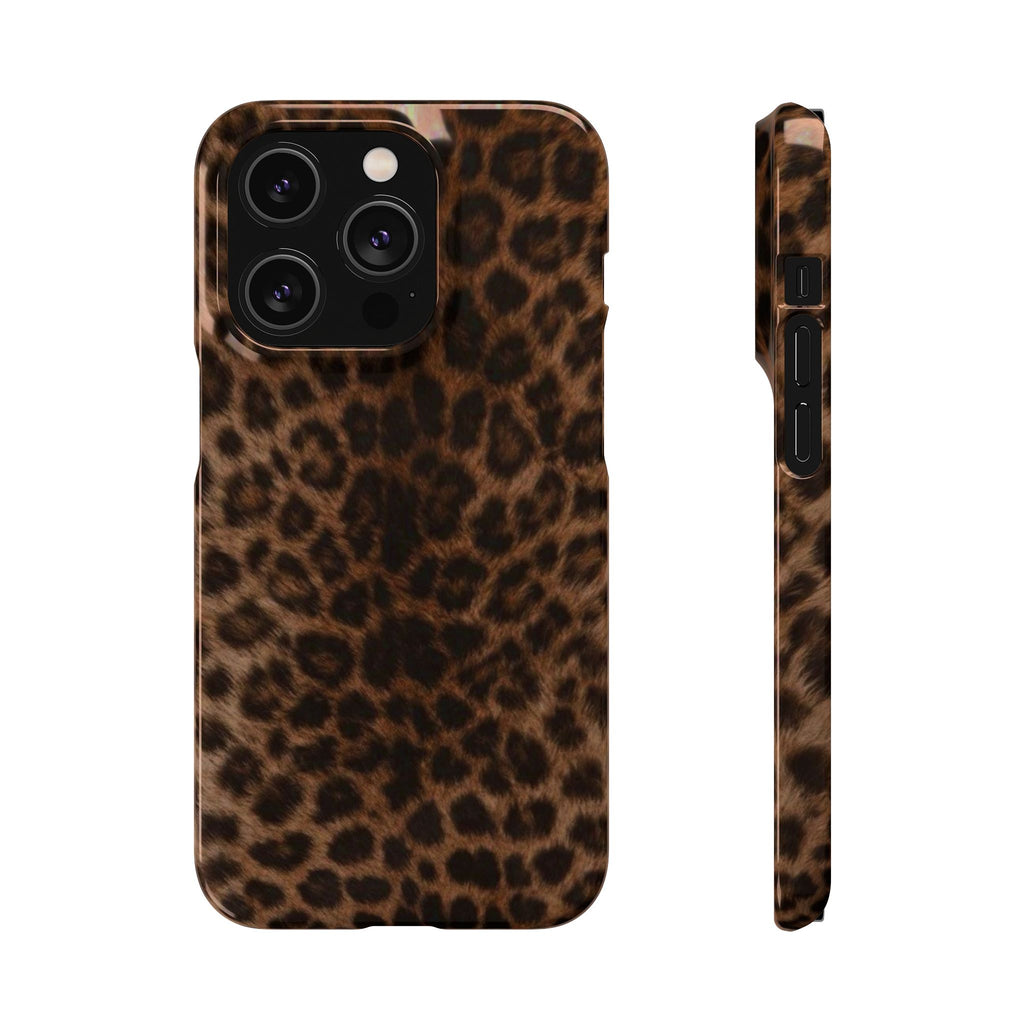 Leopard Print Slim Phone Case