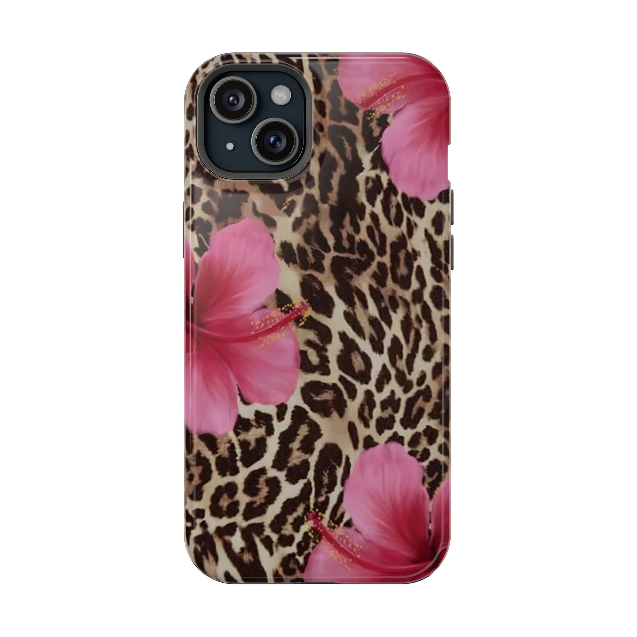 Leopard Hibiscus Phone Case