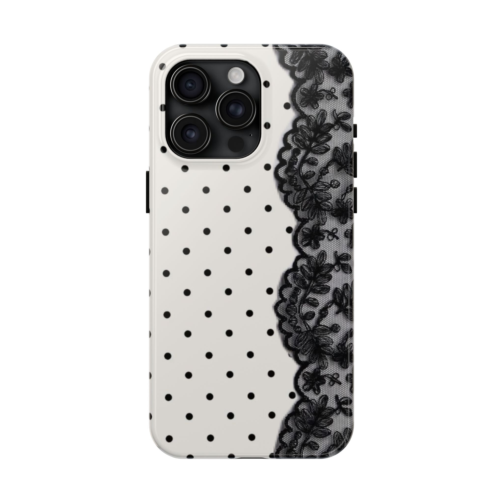 Polka Dot/Lace Phone Cases