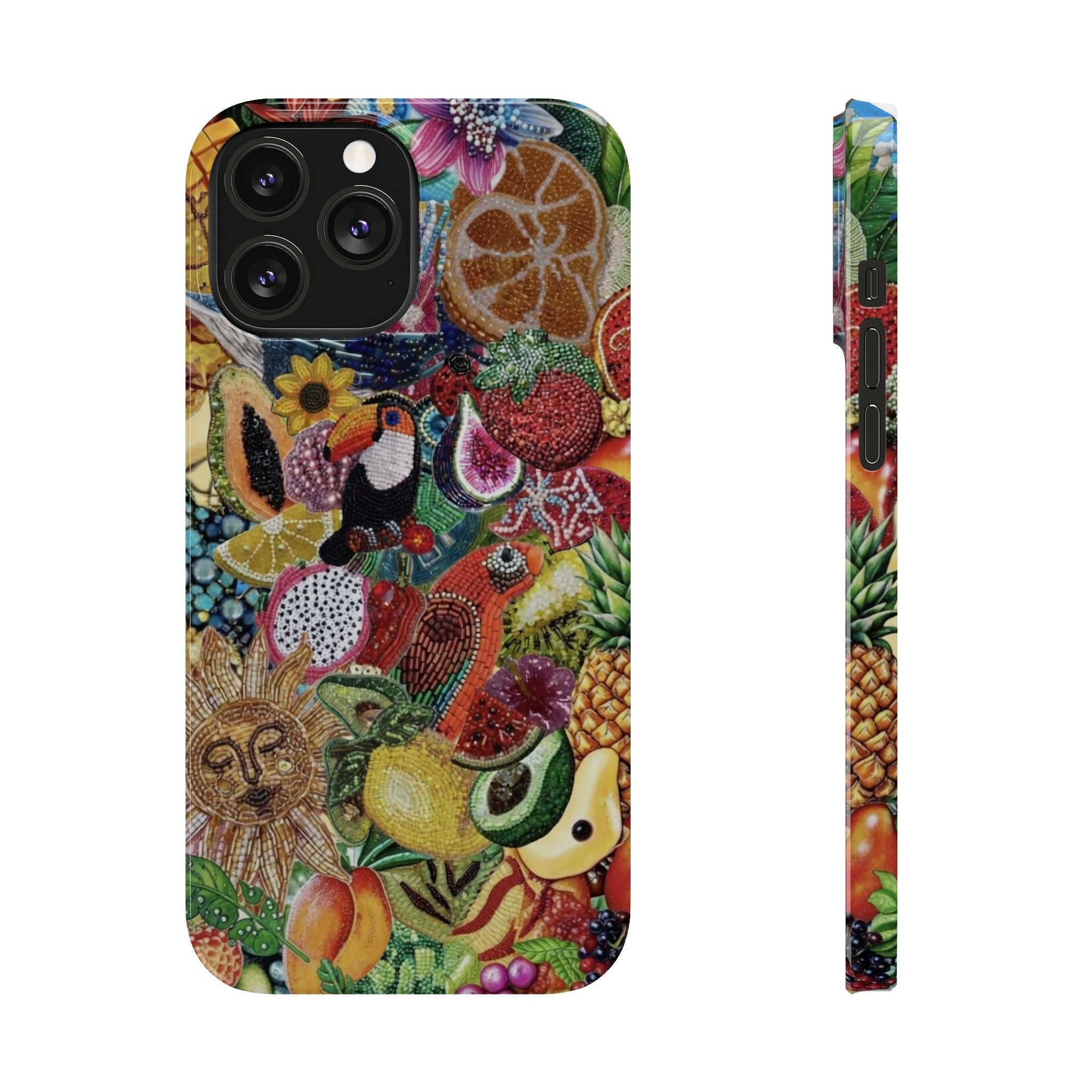 Colorful Exotic Tropic Slim Phone Case
