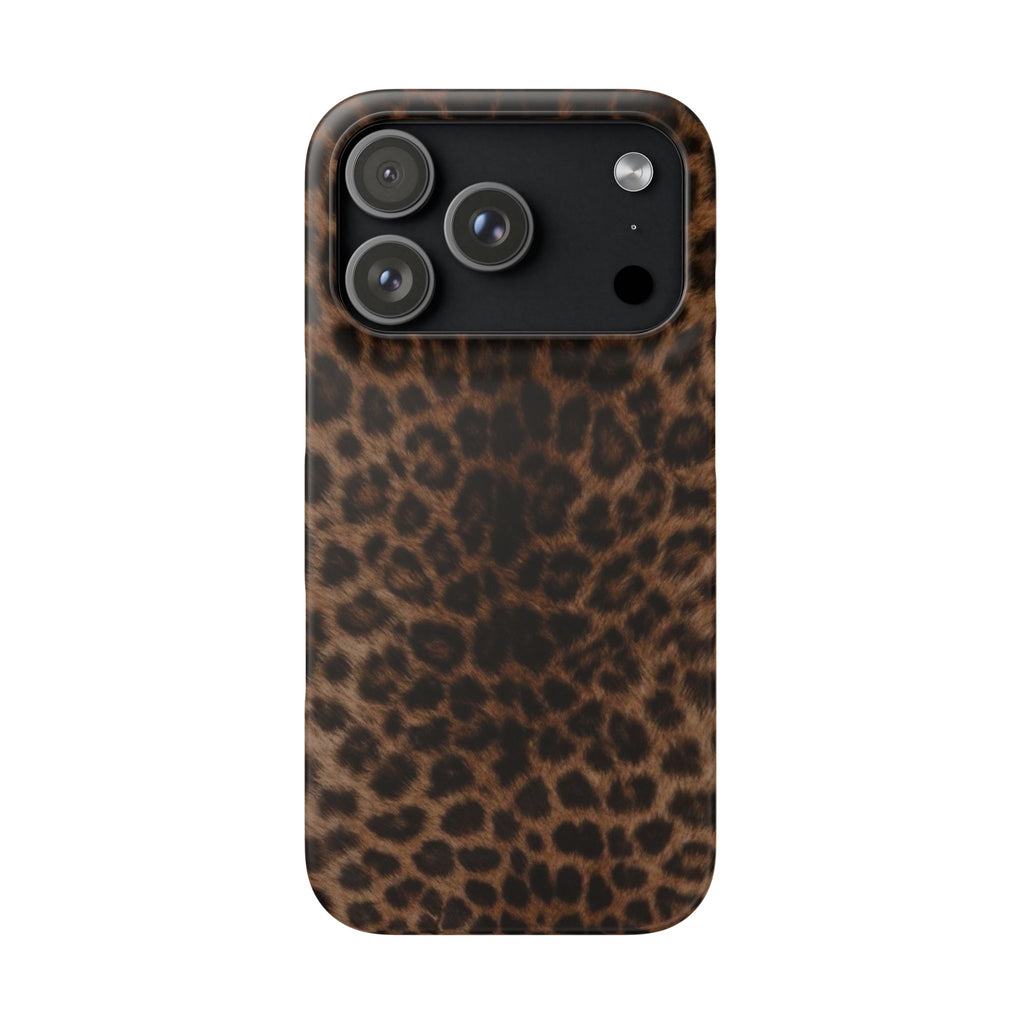 Leopard Print Slim Phone Case