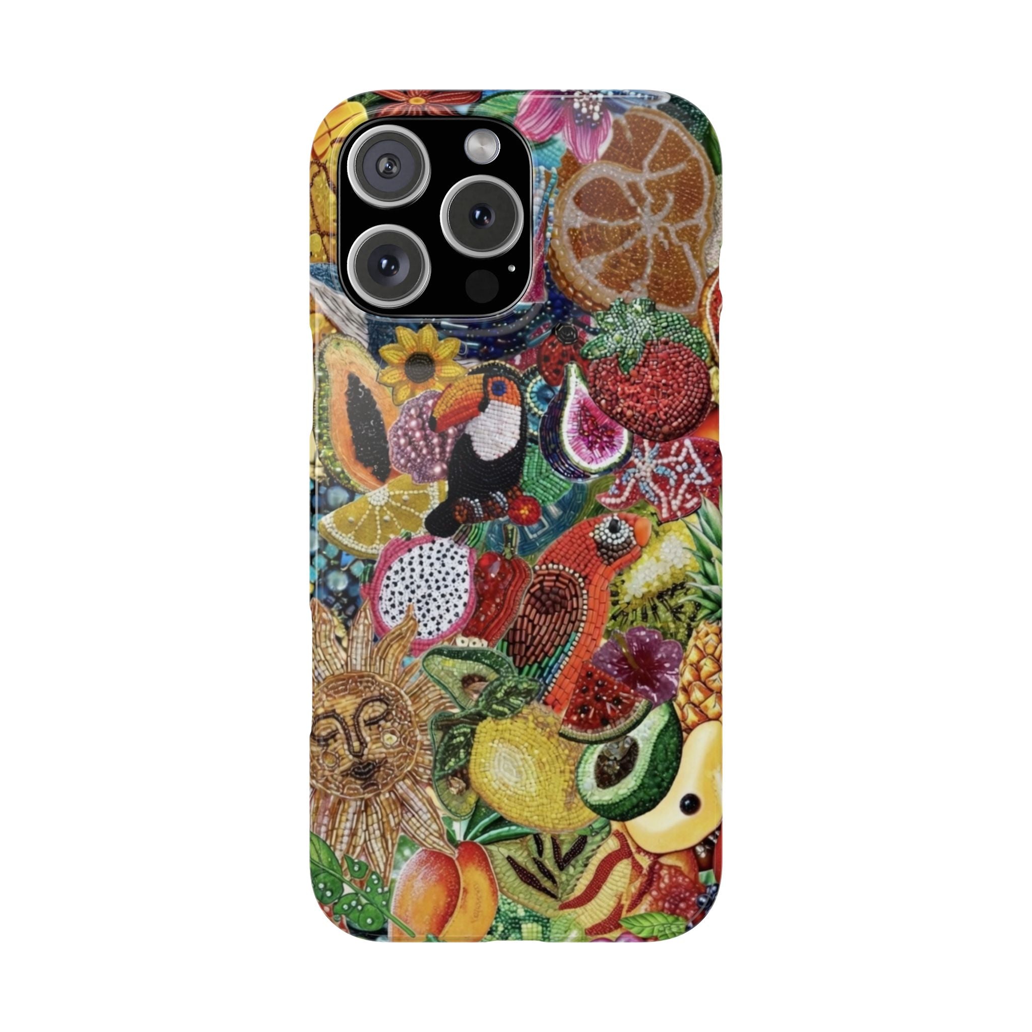 Colorful Exotic Tropic Slim Phone Case