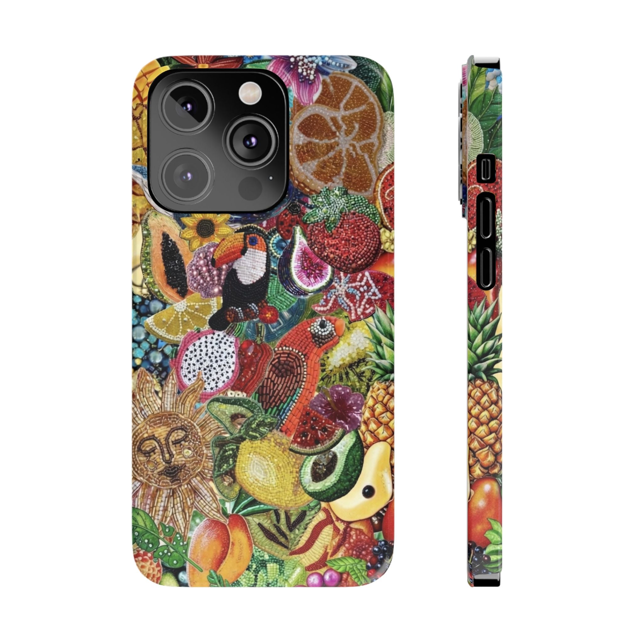 Colorful Exotic Tropic Slim Phone Case