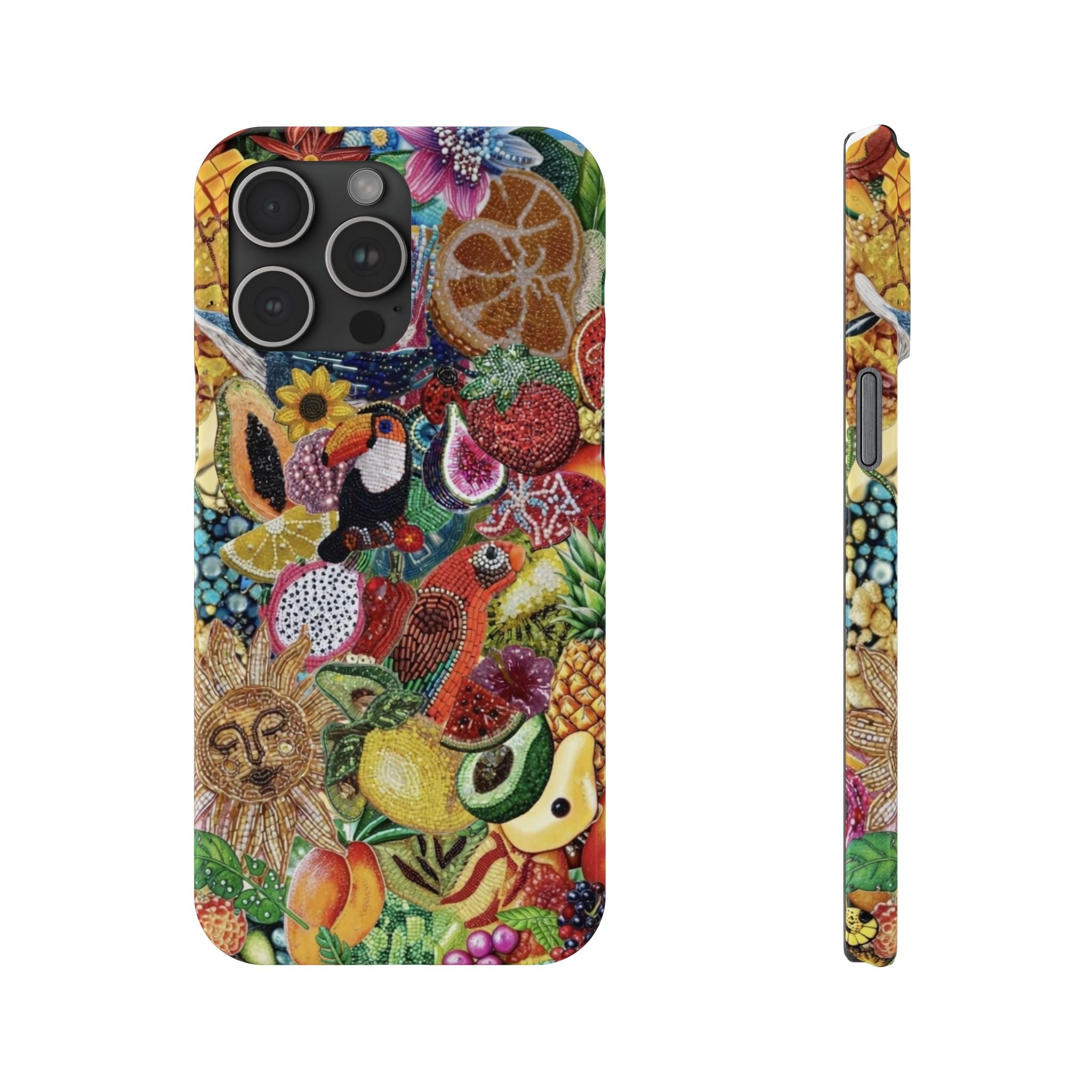 Colorful Exotic Tropic Slim Phone Case