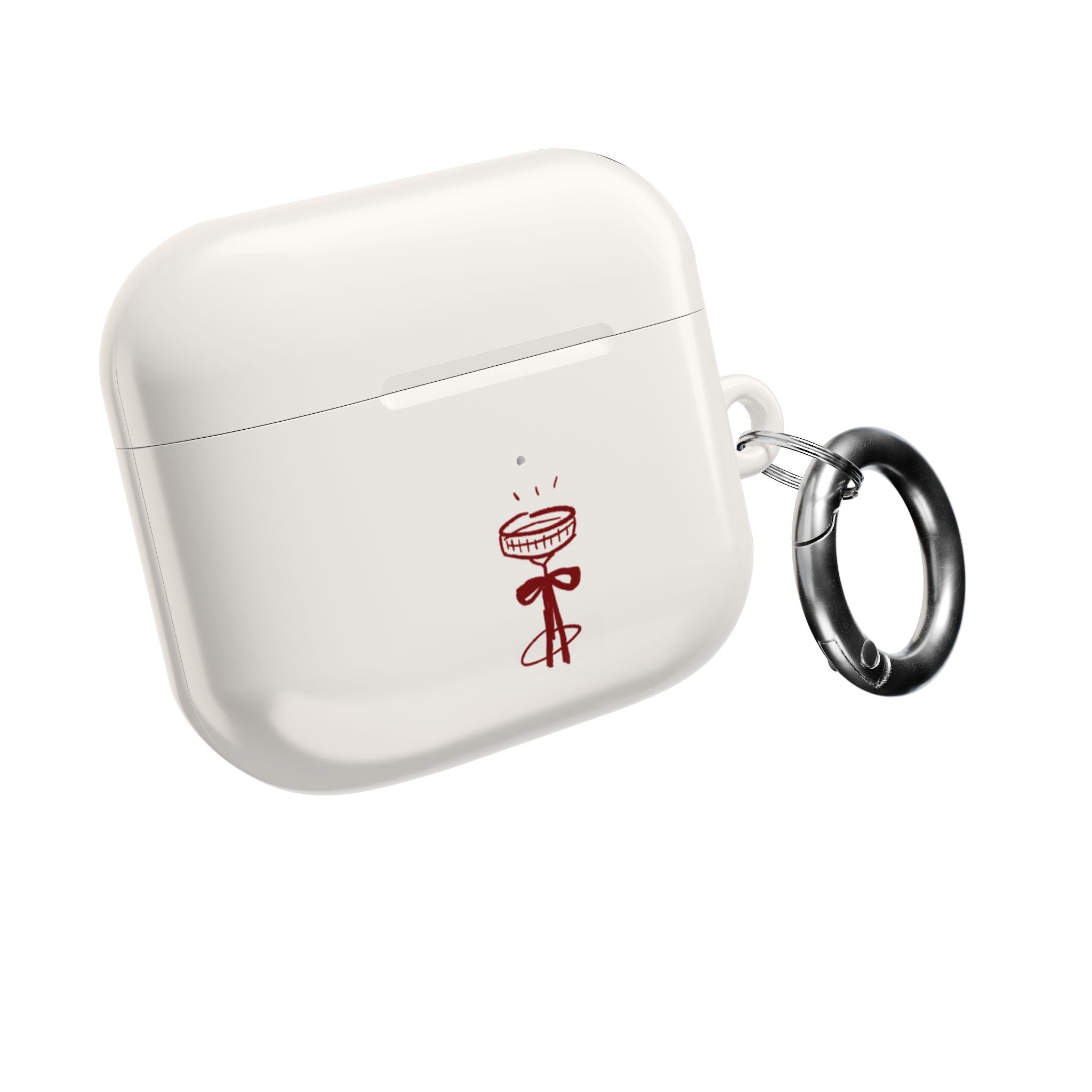 Minimal Red Cake & Sparkler Design