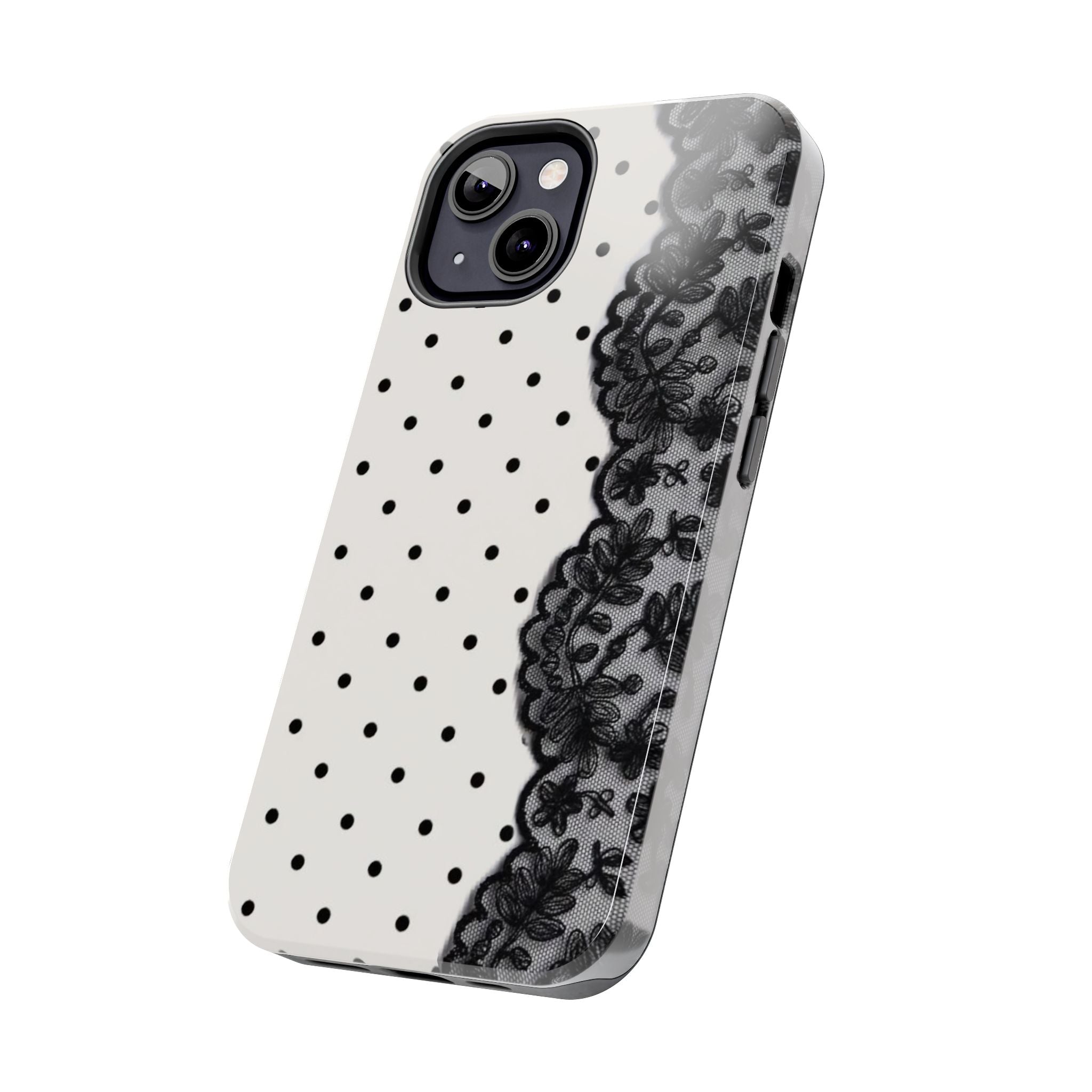 Polka Dot/Lace Phone Cases