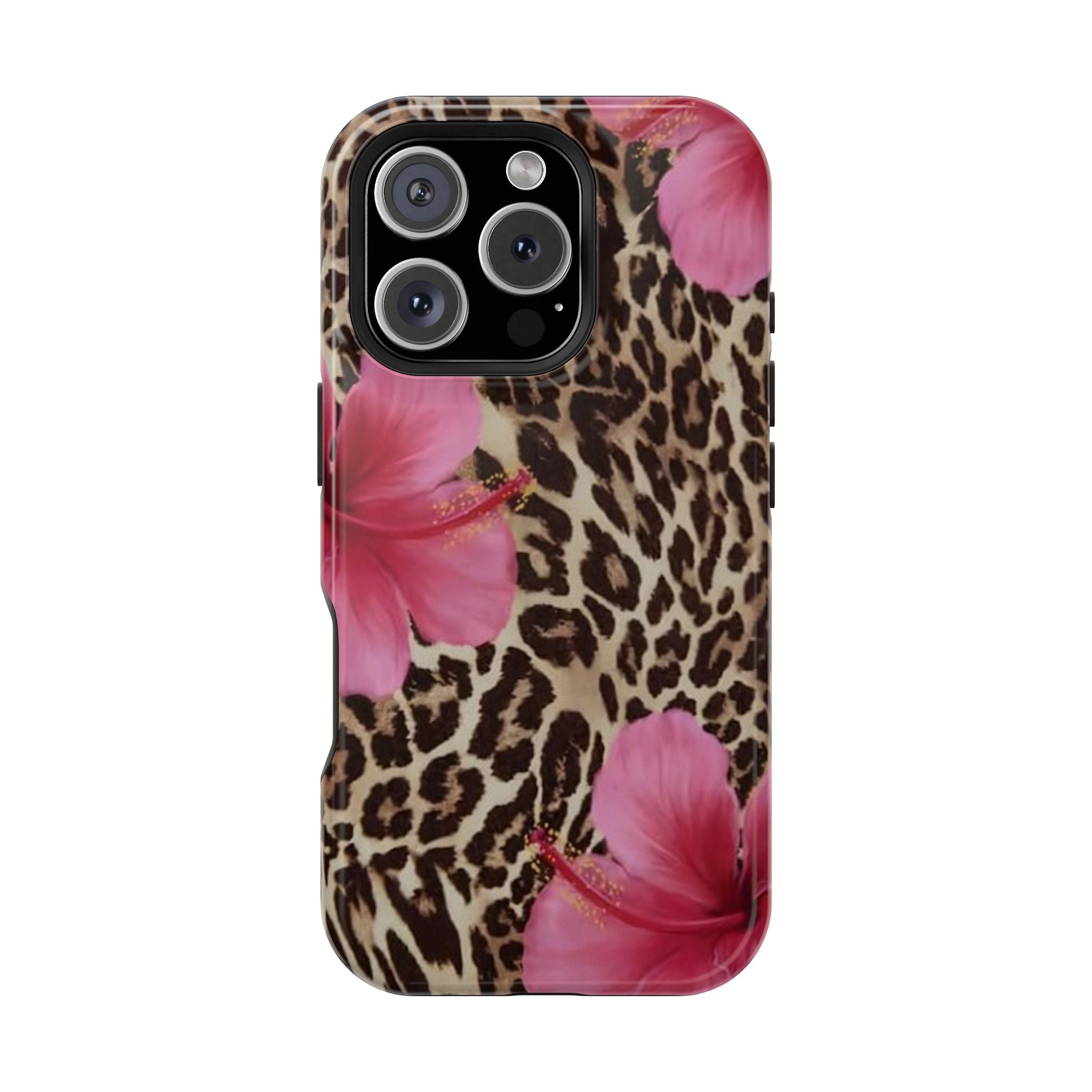 Leopard Hibiscus Phone Case