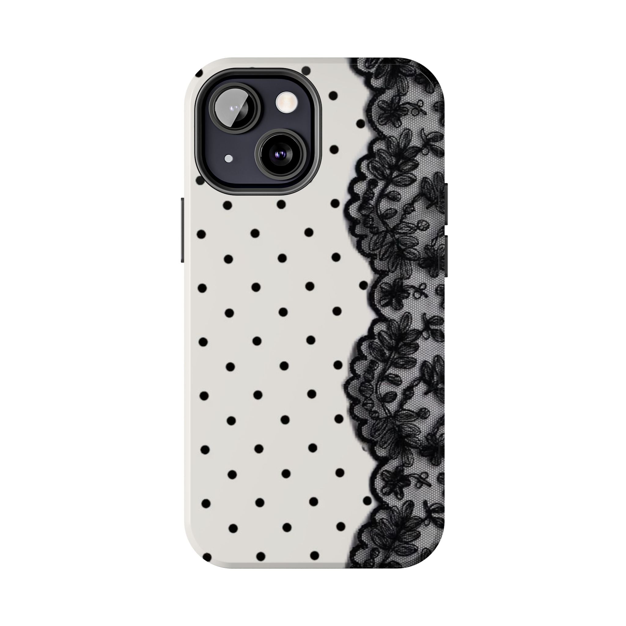 Polka Dot/Lace Phone Cases
