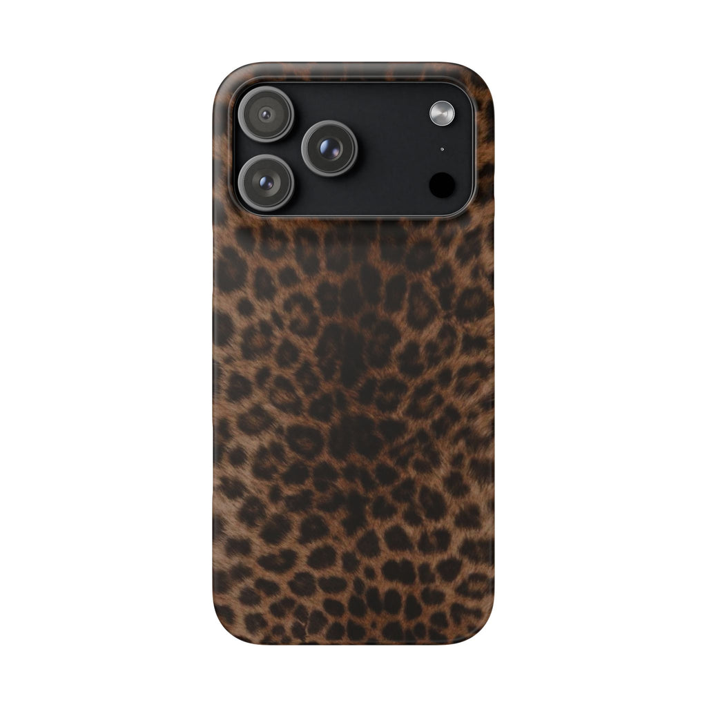 Leopard Print Slim Phone Case