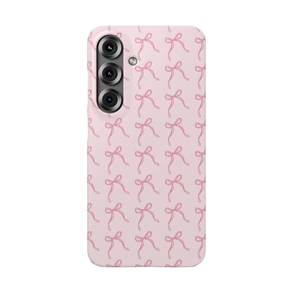 Pink Bow Pattern Phone Case