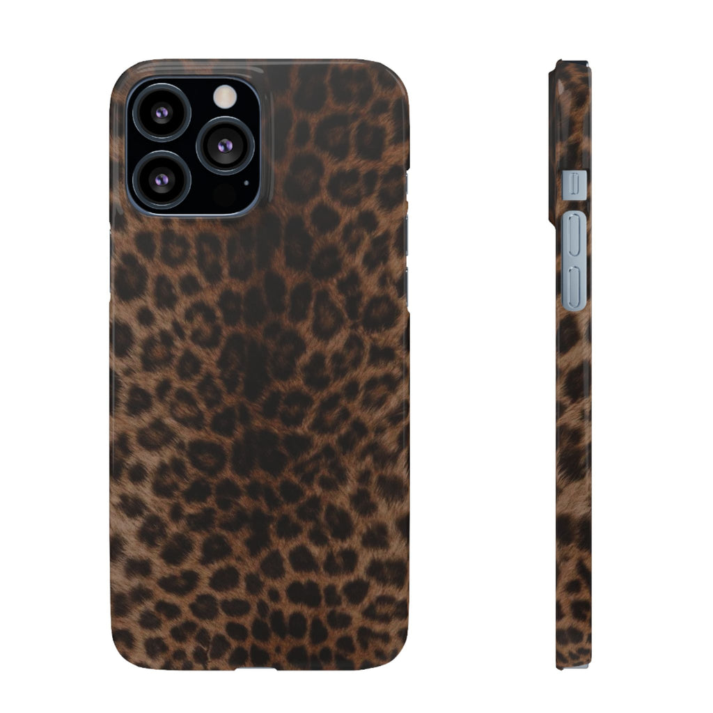 Leopard Print Slim Phone Case