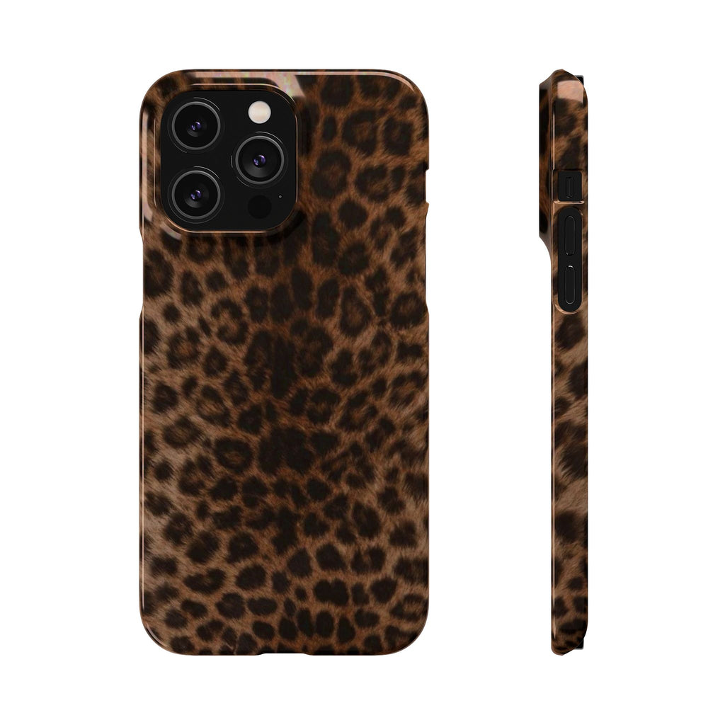 Leopard Print Slim Phone Case