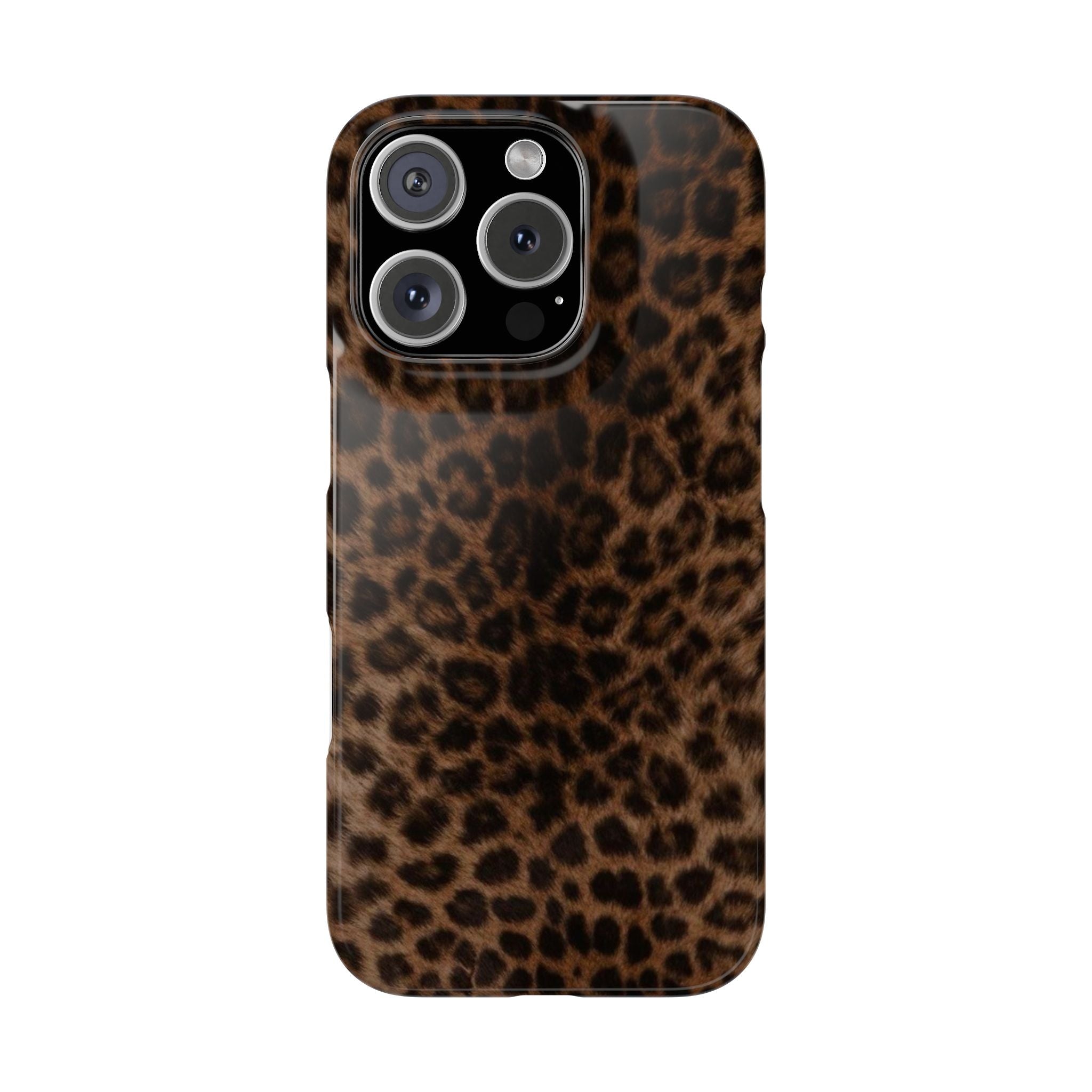 Leopard Print Slim Phone Case