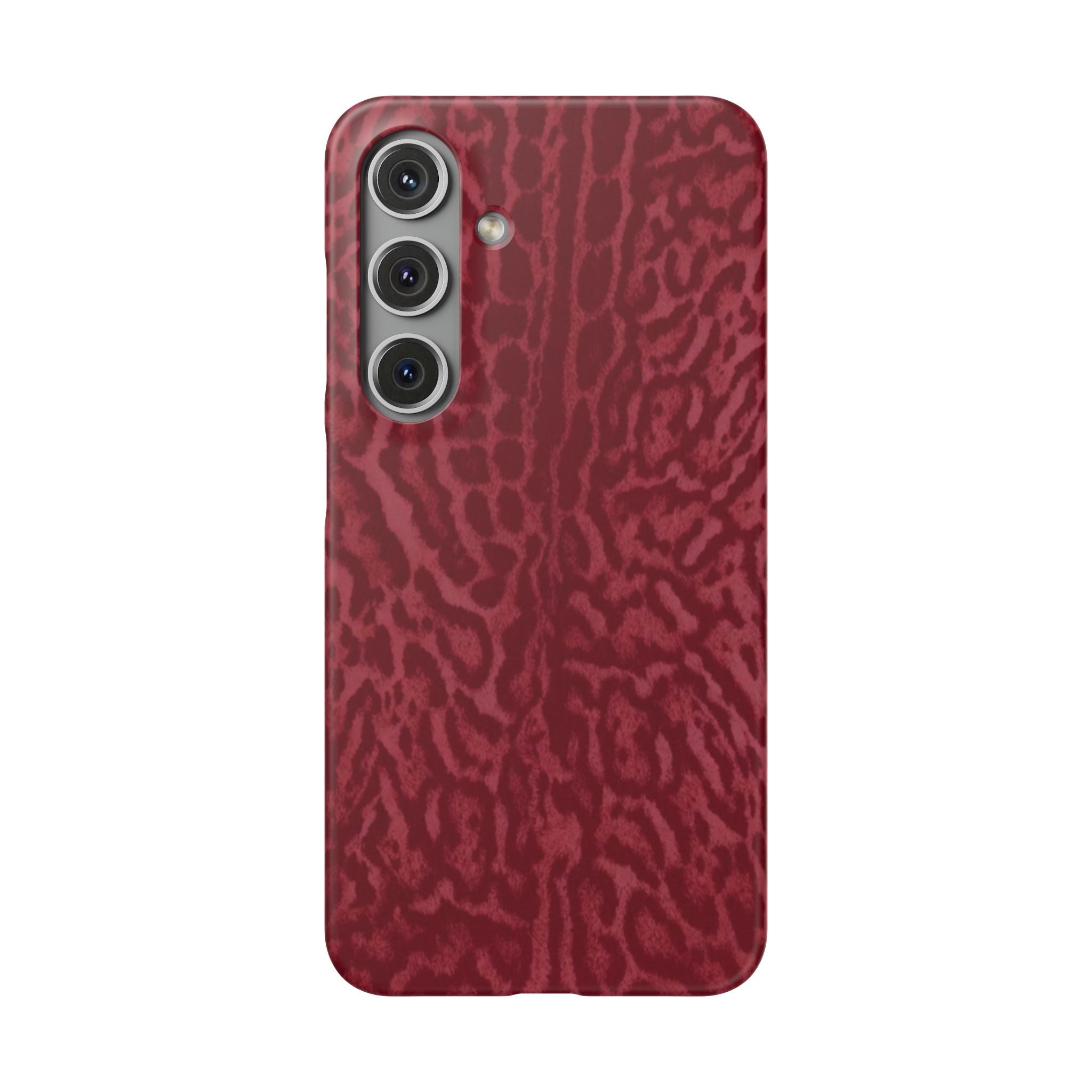 Red Leopard Print Phone Case