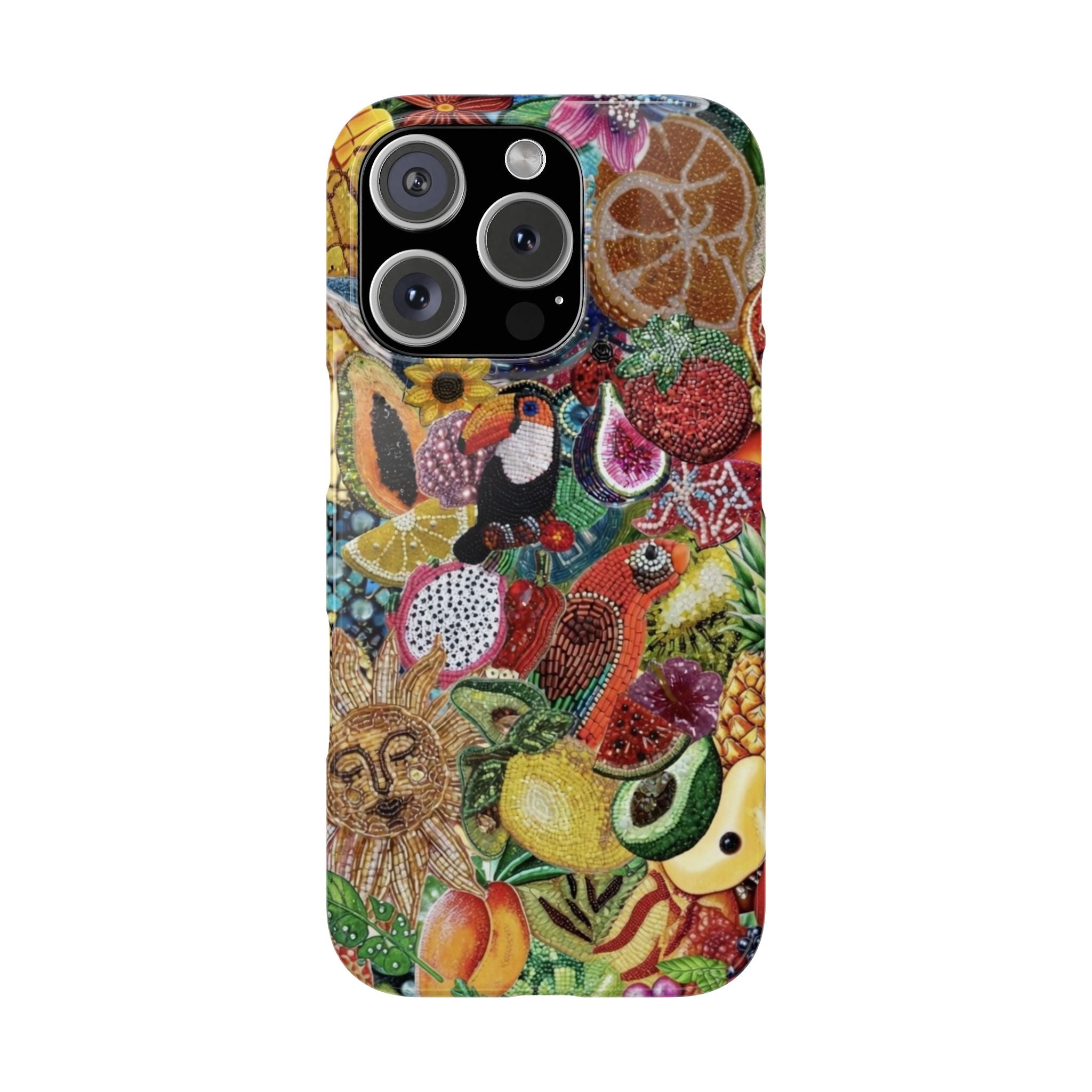 Colorful Exotic Tropic Slim Phone Case