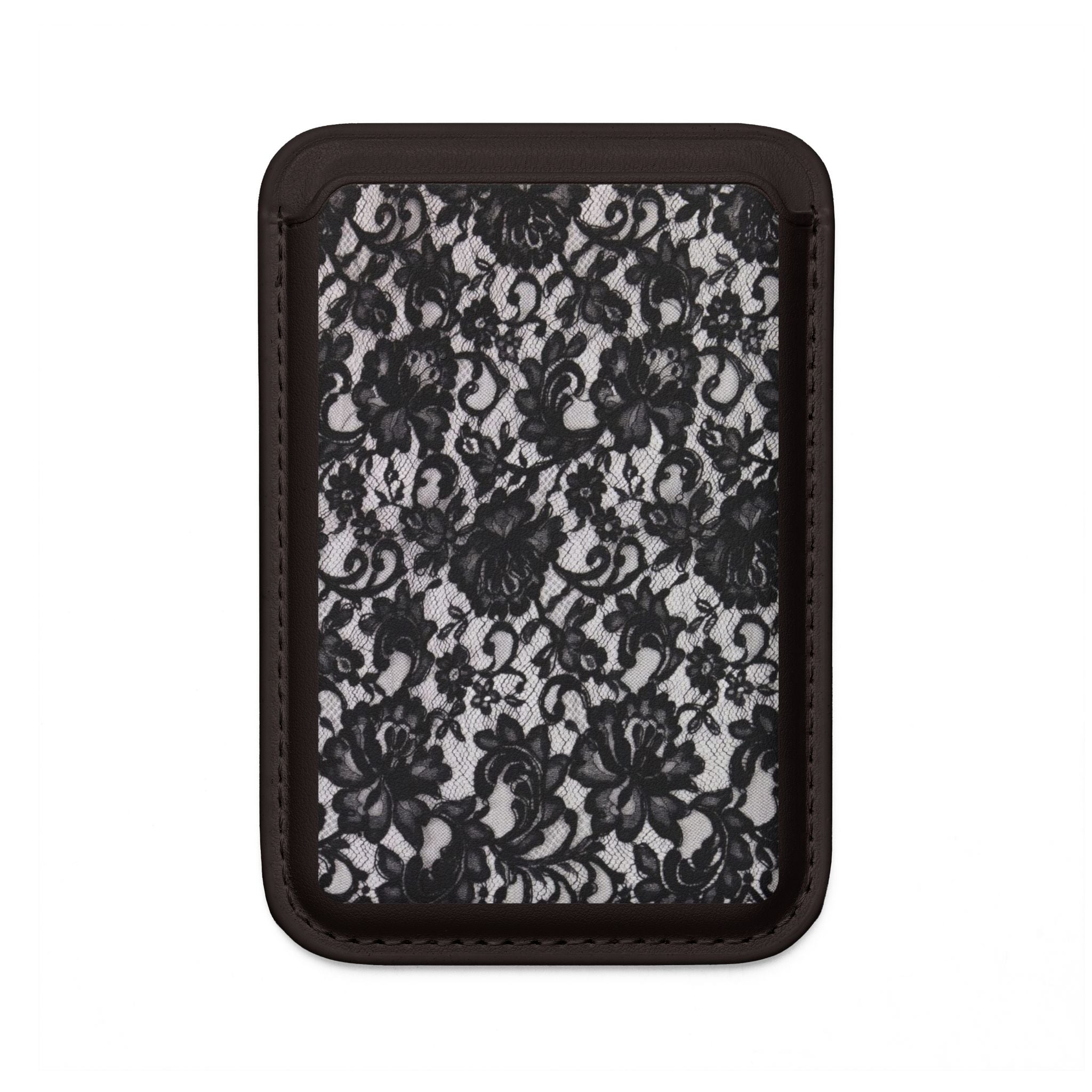 Black Lace Magsafe Wallet