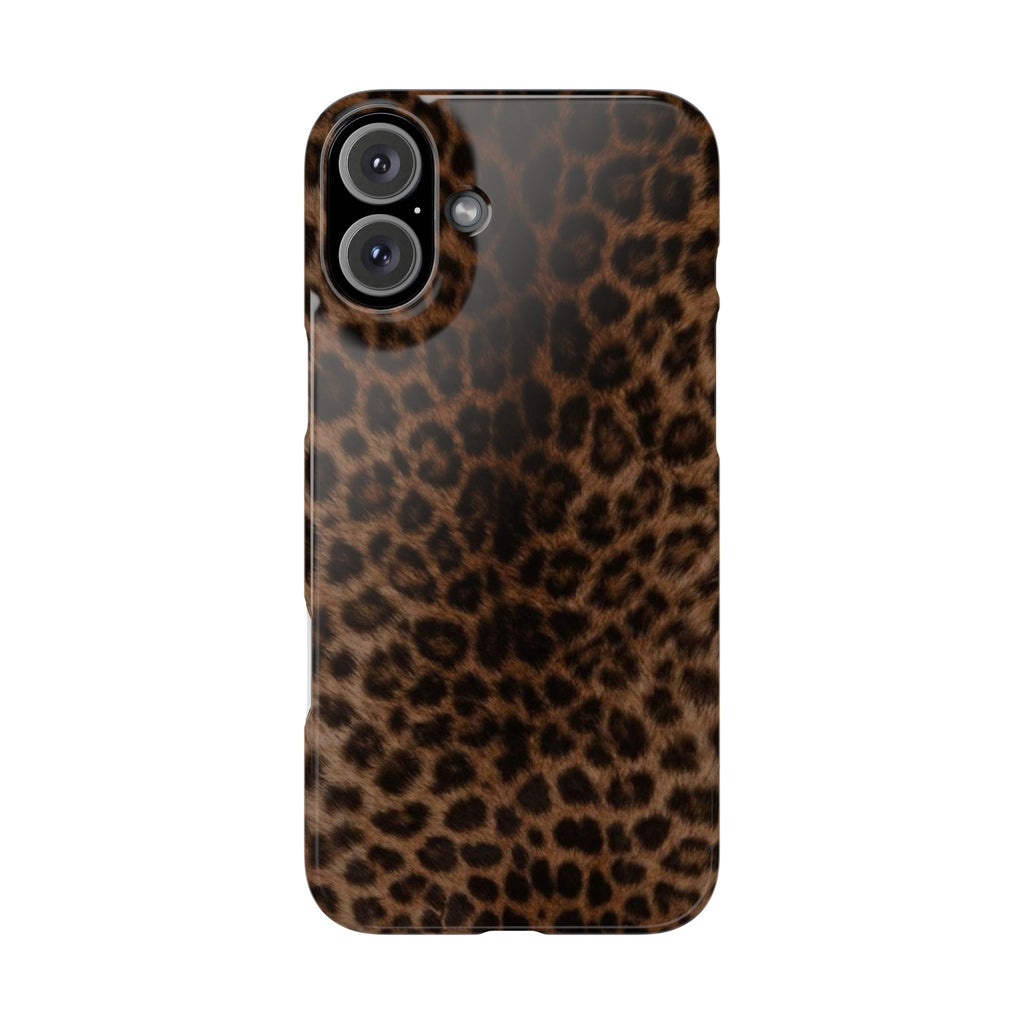 Leopard Print Slim Phone Case