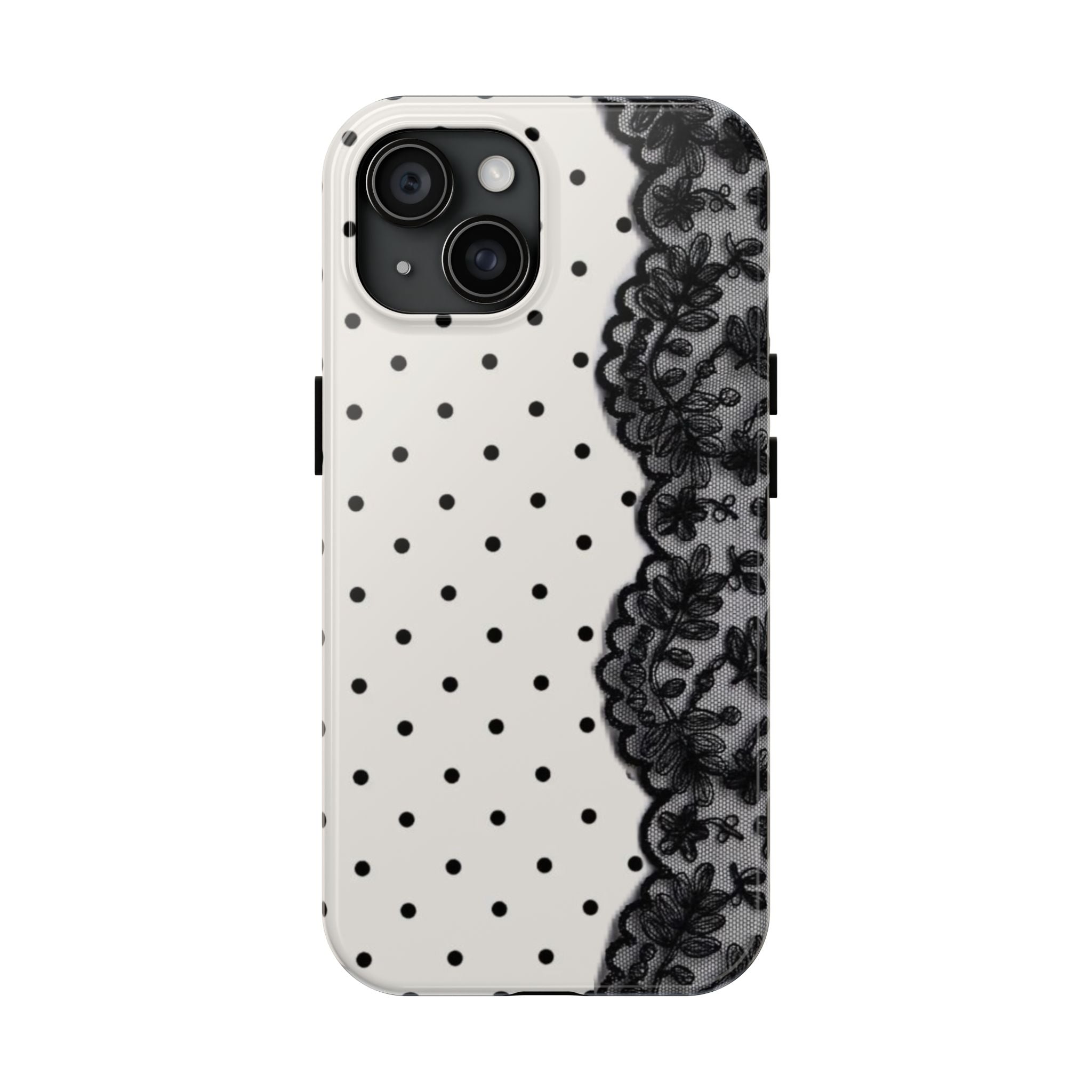 Polka Dot/Lace Phone Cases