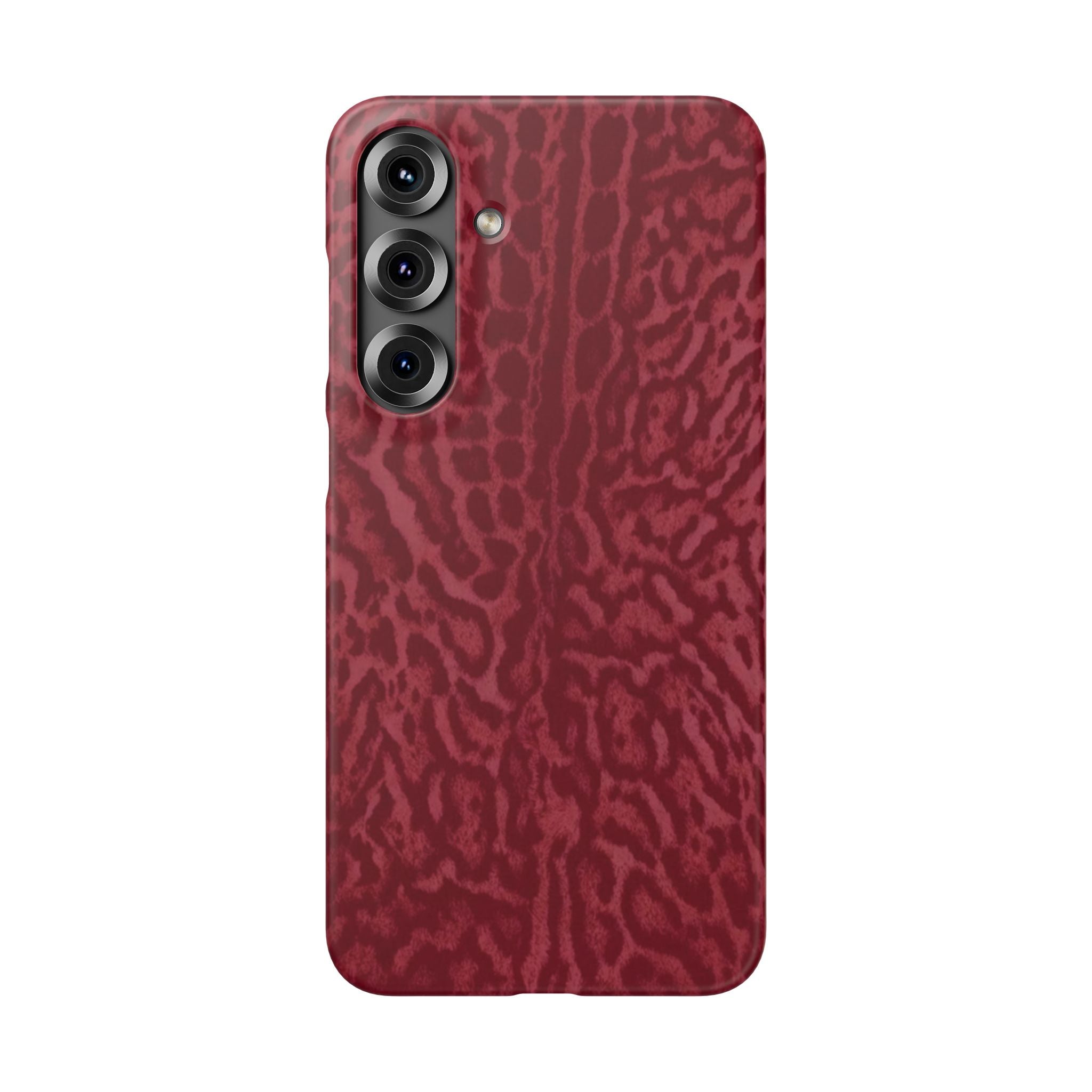 Red Leopard Print Phone Case