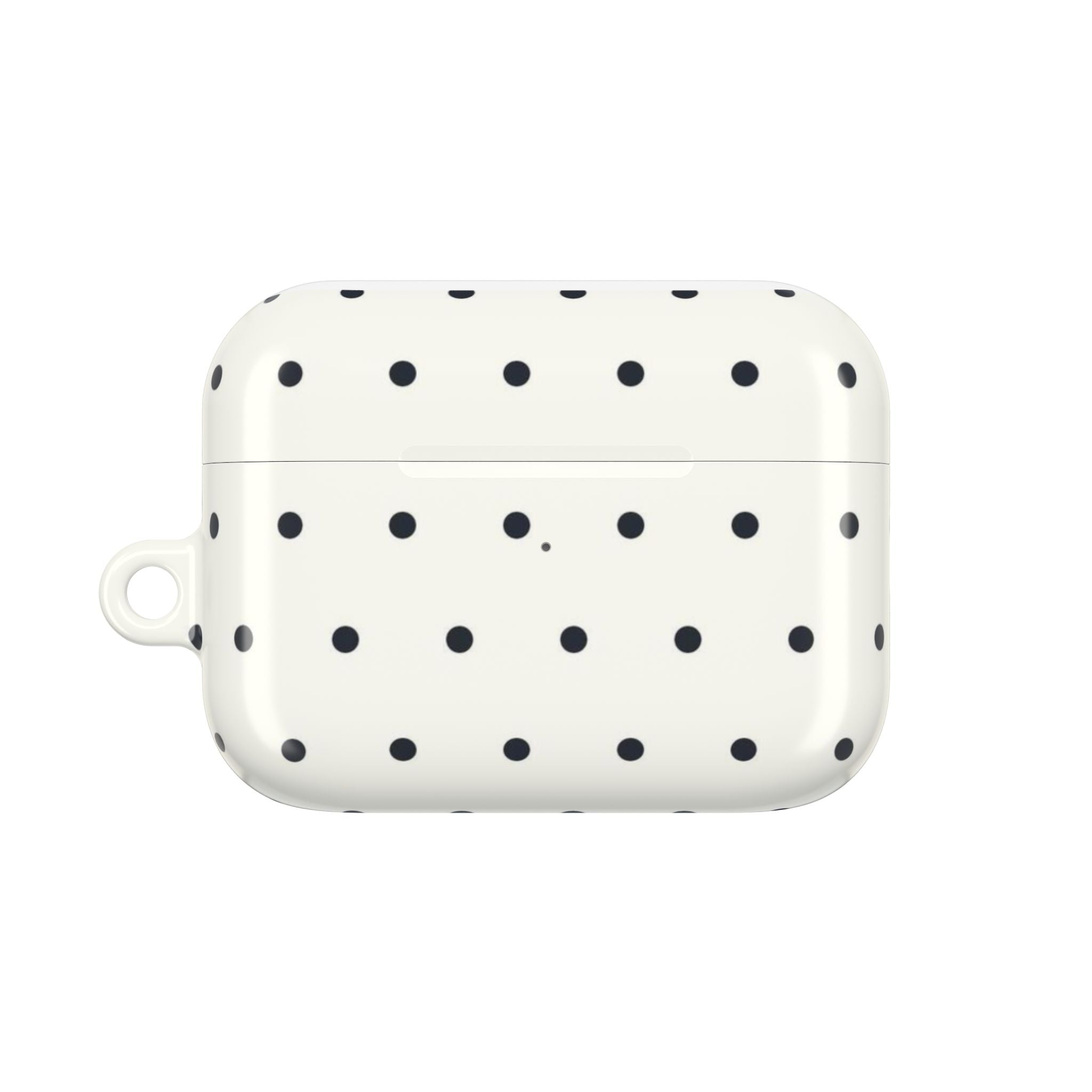 Polka Dot AirPods Case - Black/White
