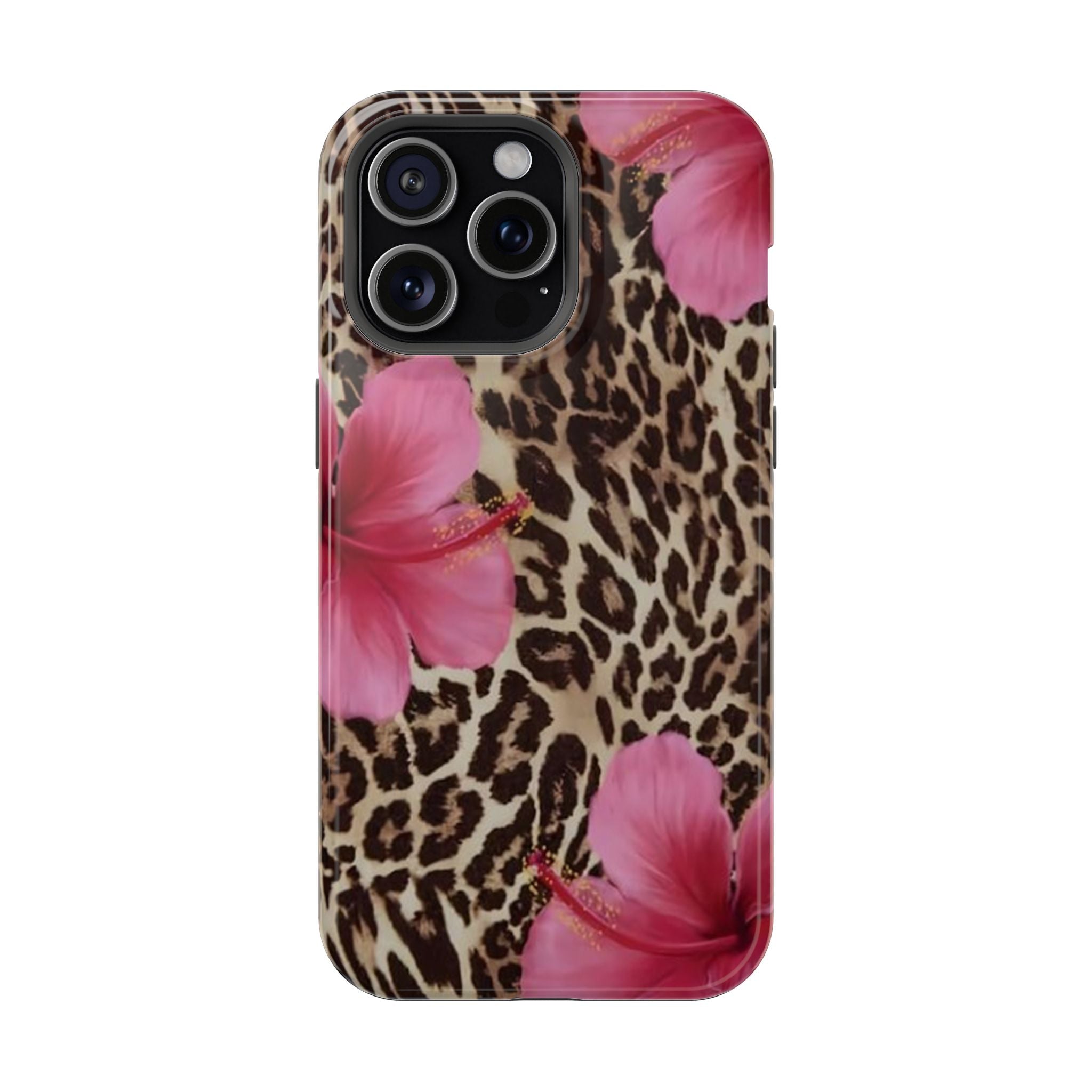 Leopard Hibiscus Phone Case