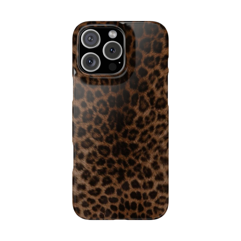 Leopard Print Slim Phone Case