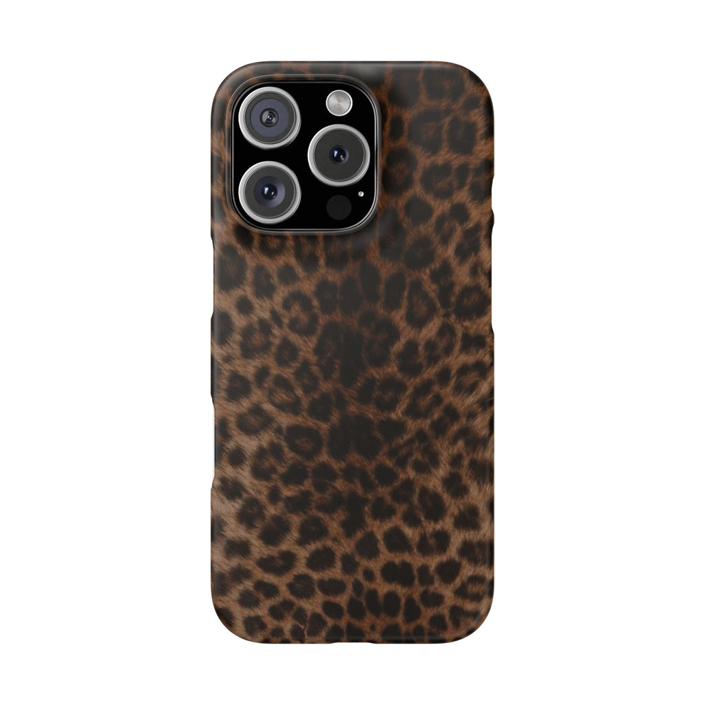 Leopard Print Slim Phone Case