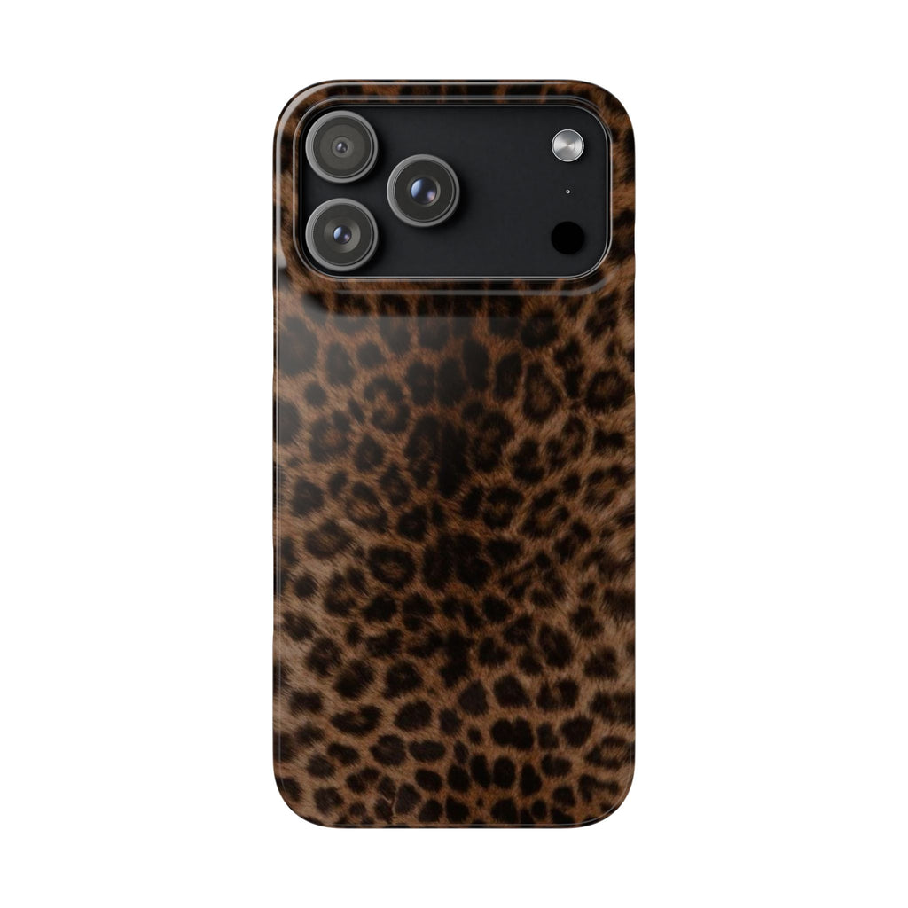 Leopard Print Slim Phone Case