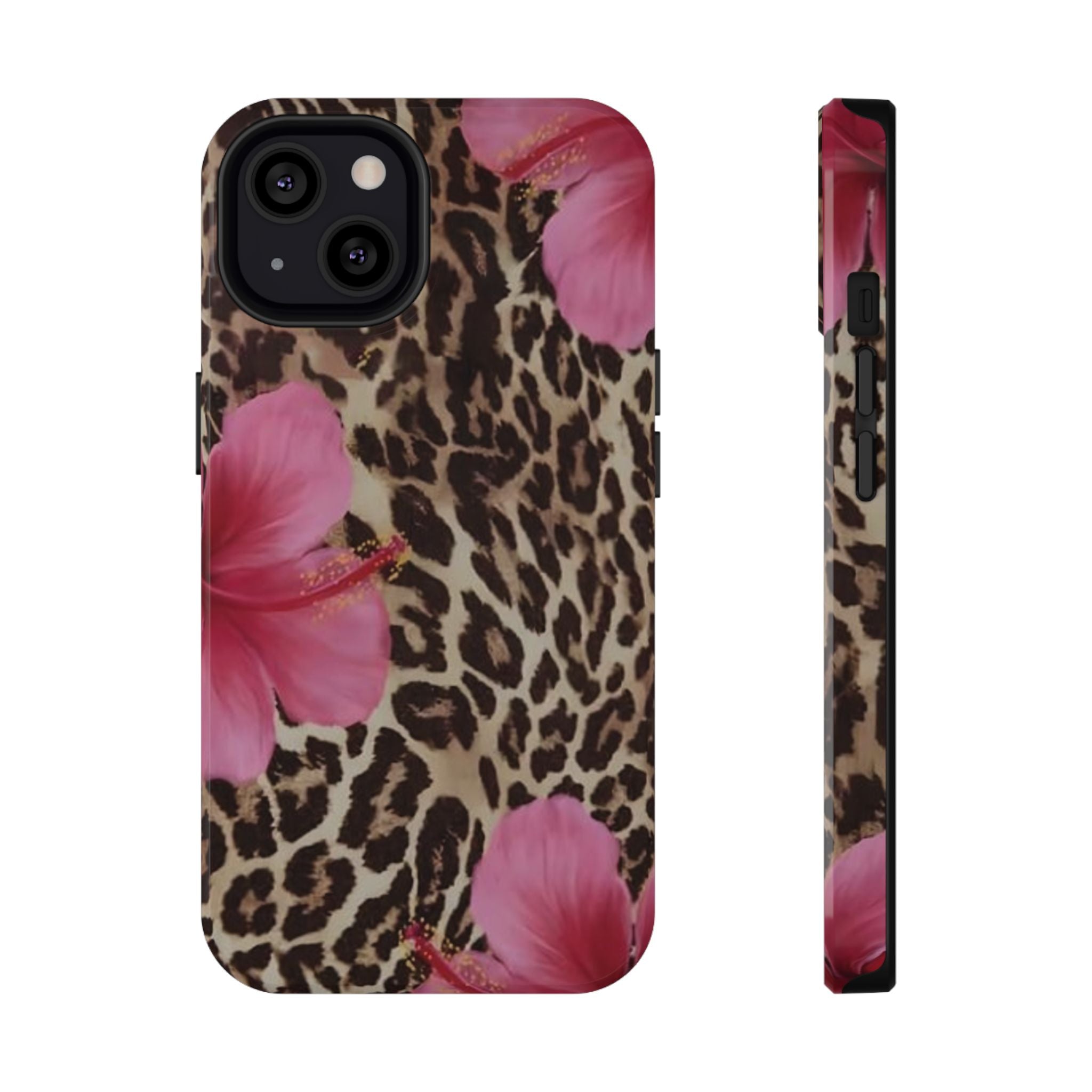 Leopard Hibiscus Phone Case