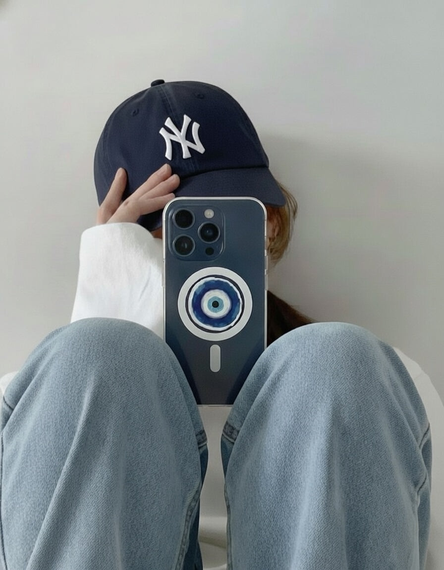 Evil Eye MagSafe Clear Phone Case