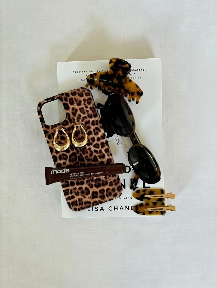 Leopard Print Slim Phone Case