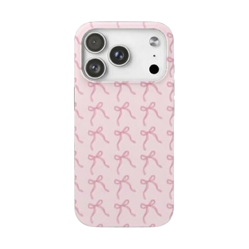 Pink Bow Pattern Phone Case