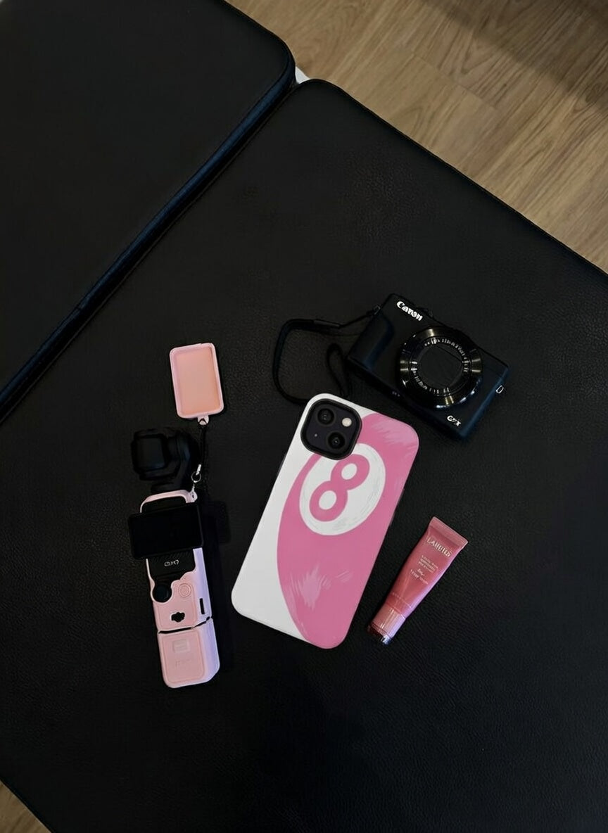 Pink 8-Ball Phone Case