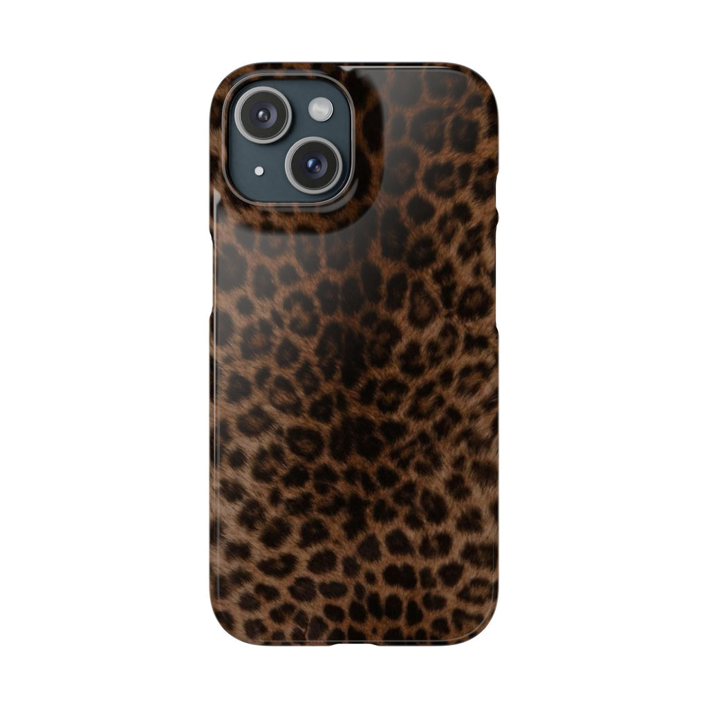 Leopard Print Slim Phone Case