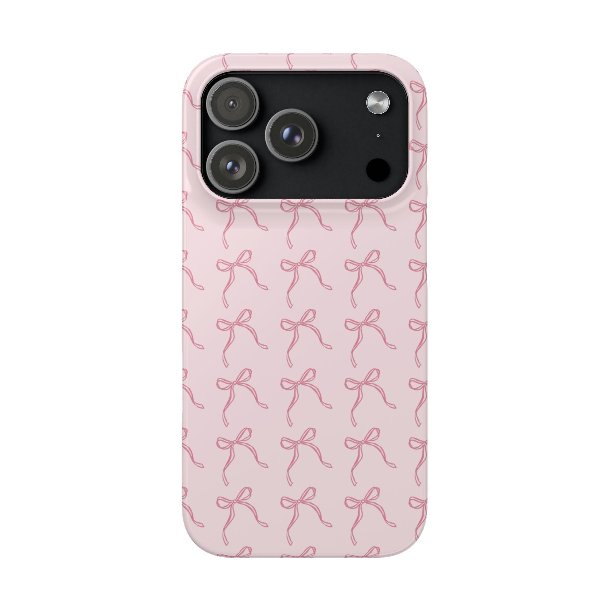 Pink Bow Pattern Phone Case