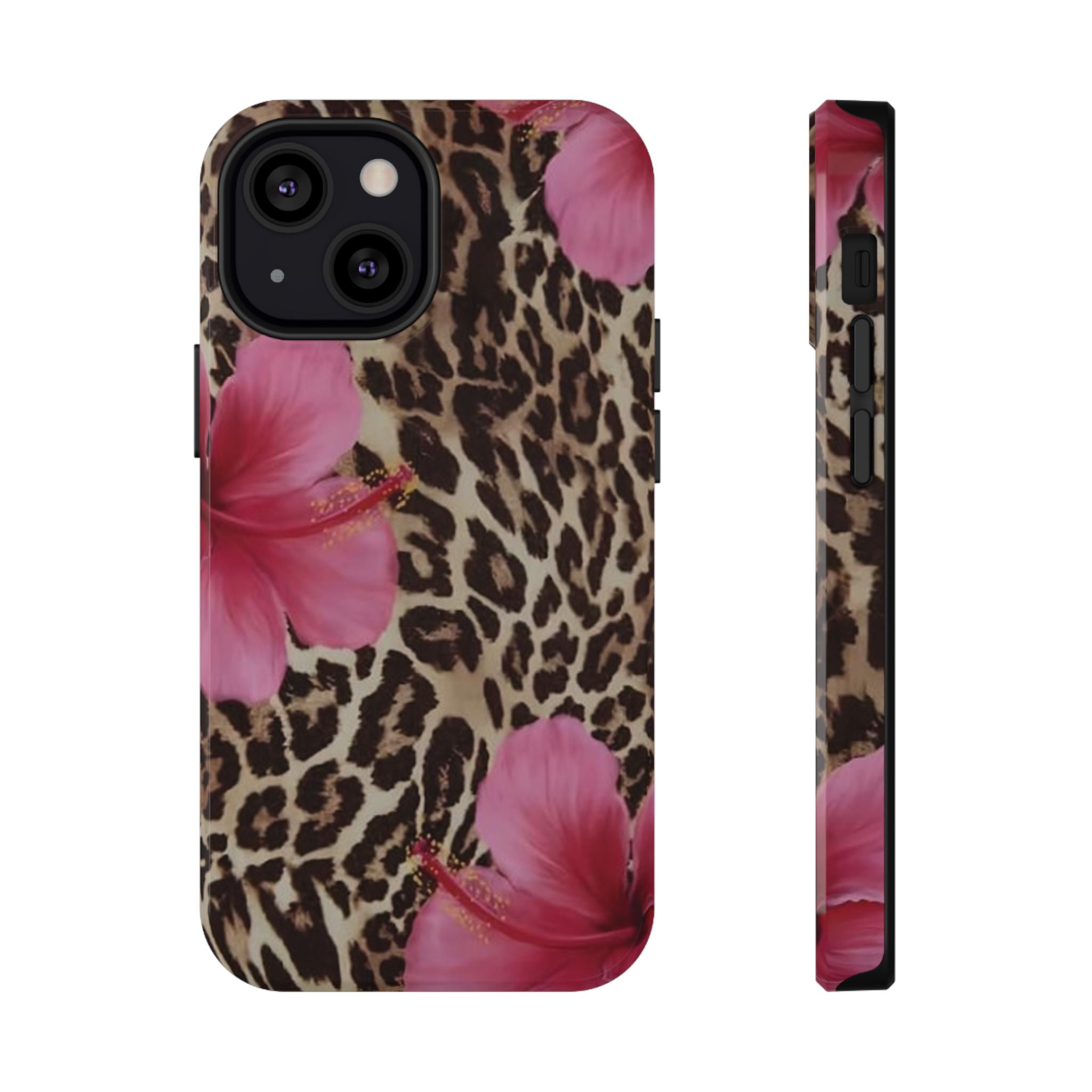 Leopard Hibiscus Phone Case