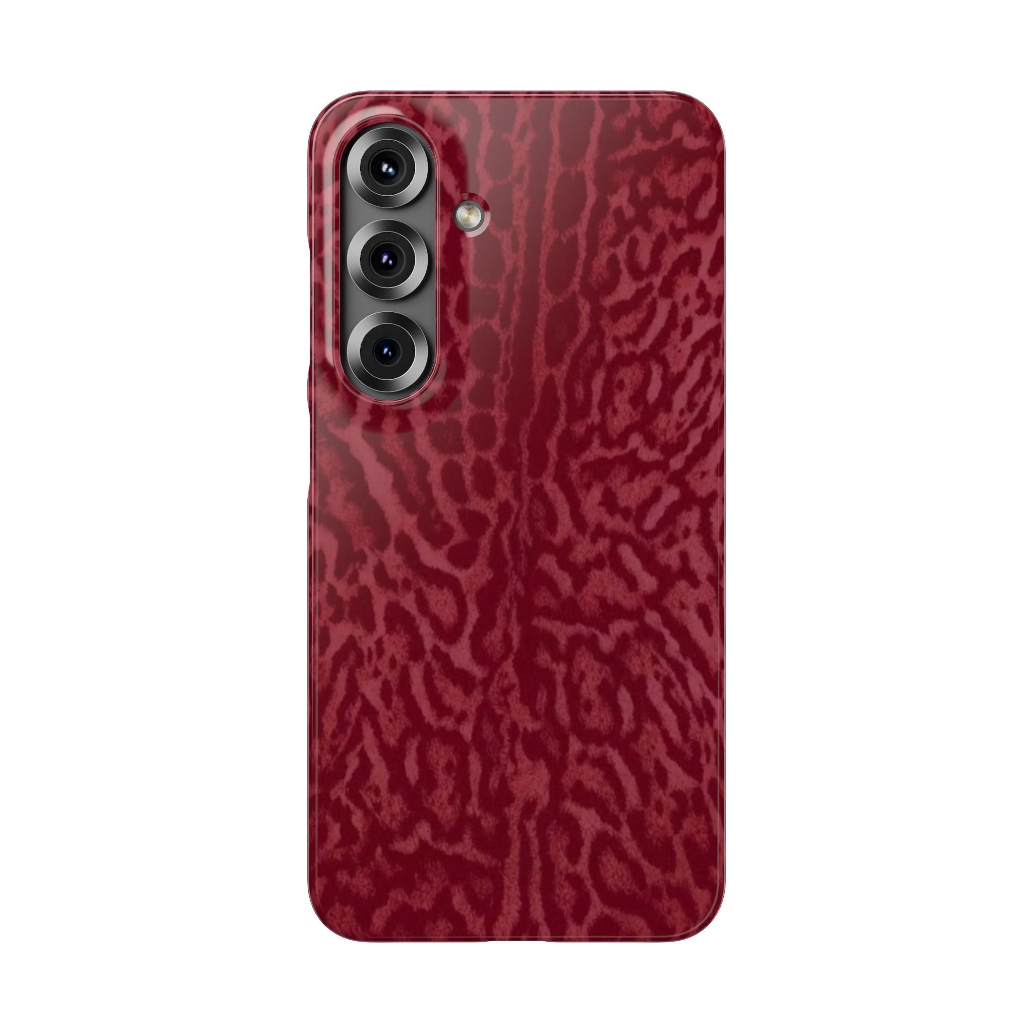 Red Leopard Print Phone Case
