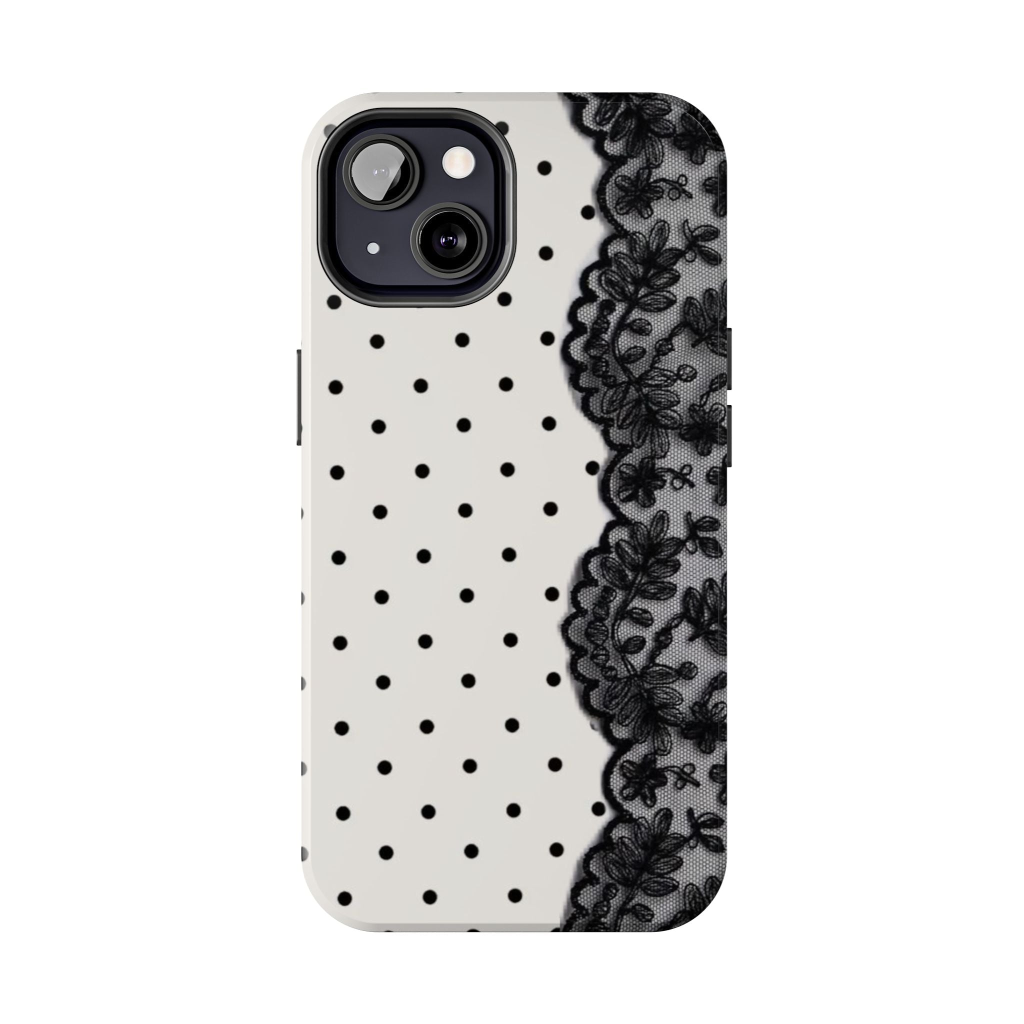 Polka Dot/Lace Phone Cases