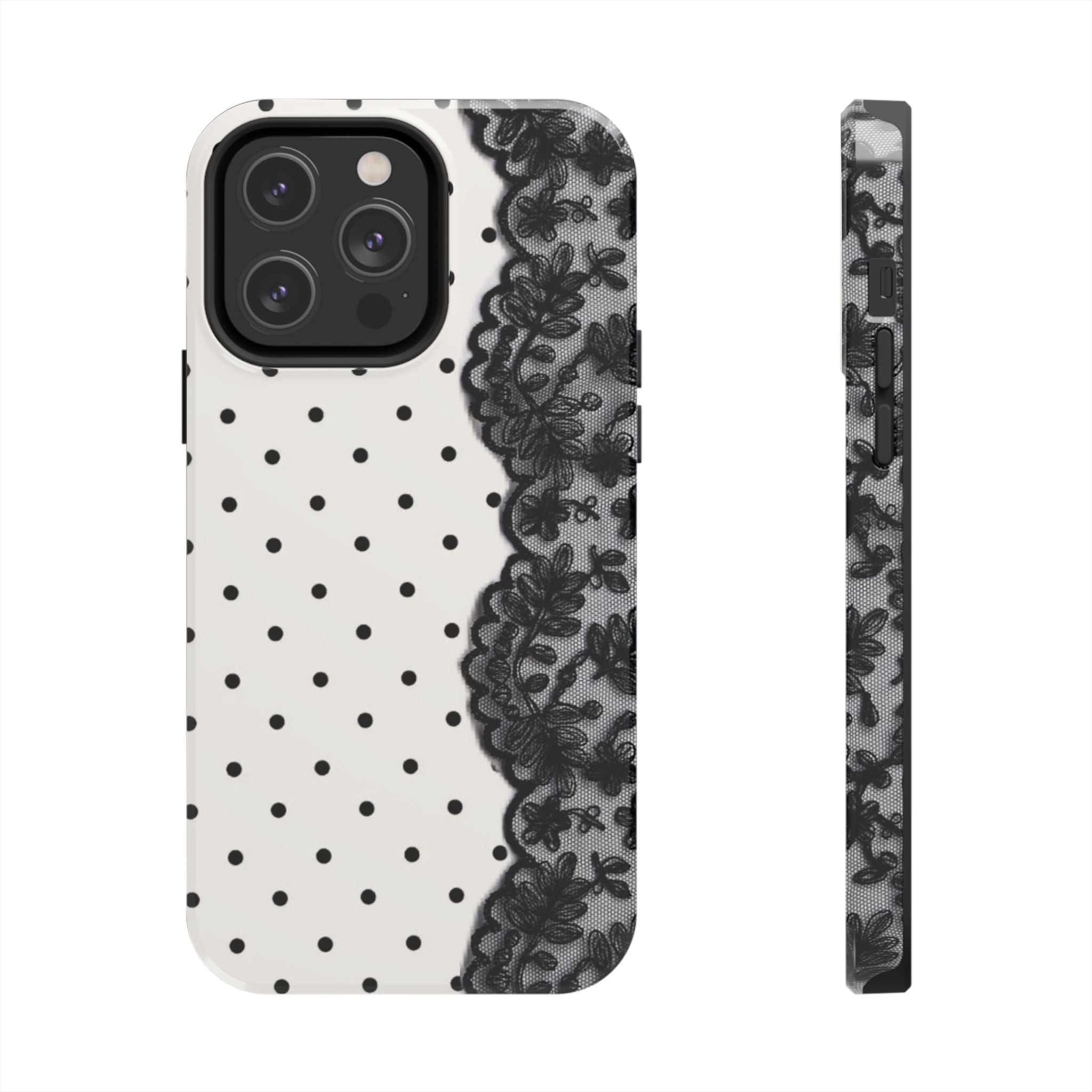 Polka Dot/Lace Phone Cases