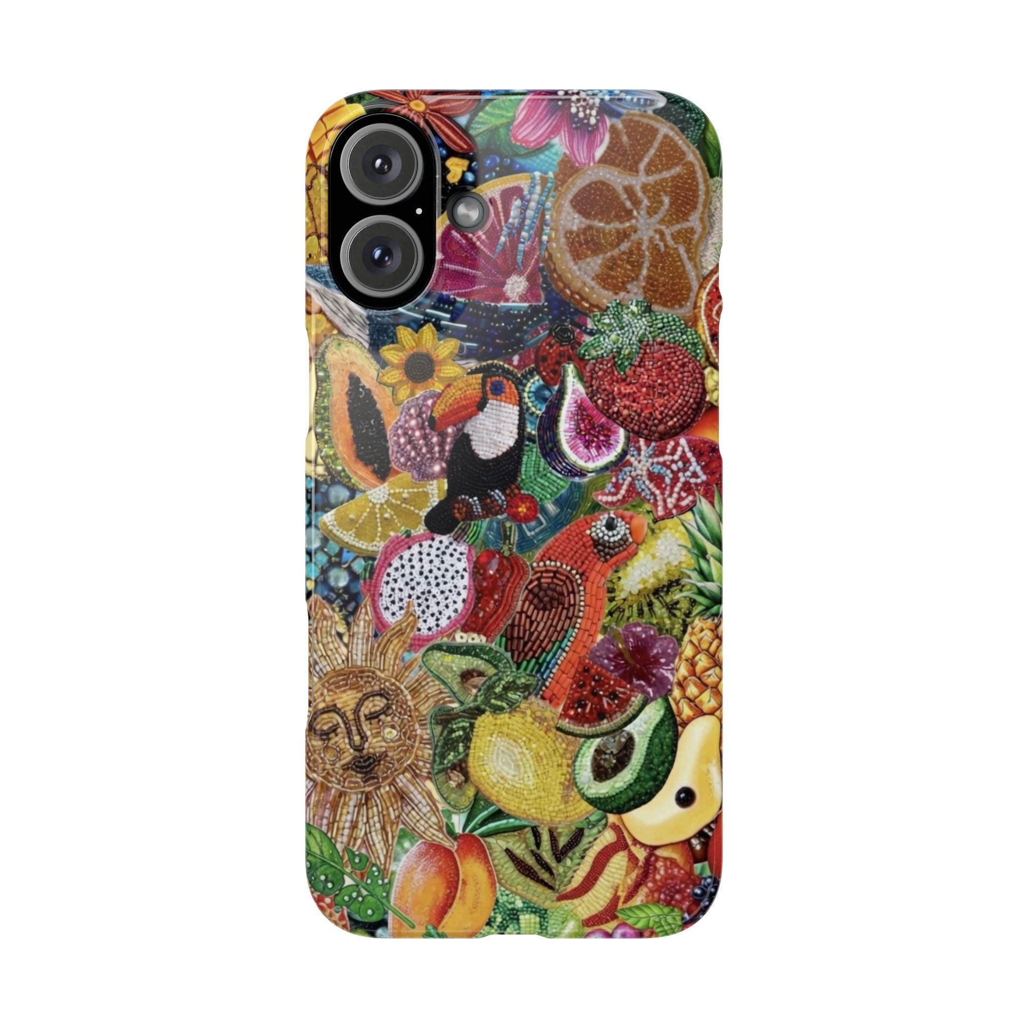 Colorful Exotic Tropic Slim Phone Case