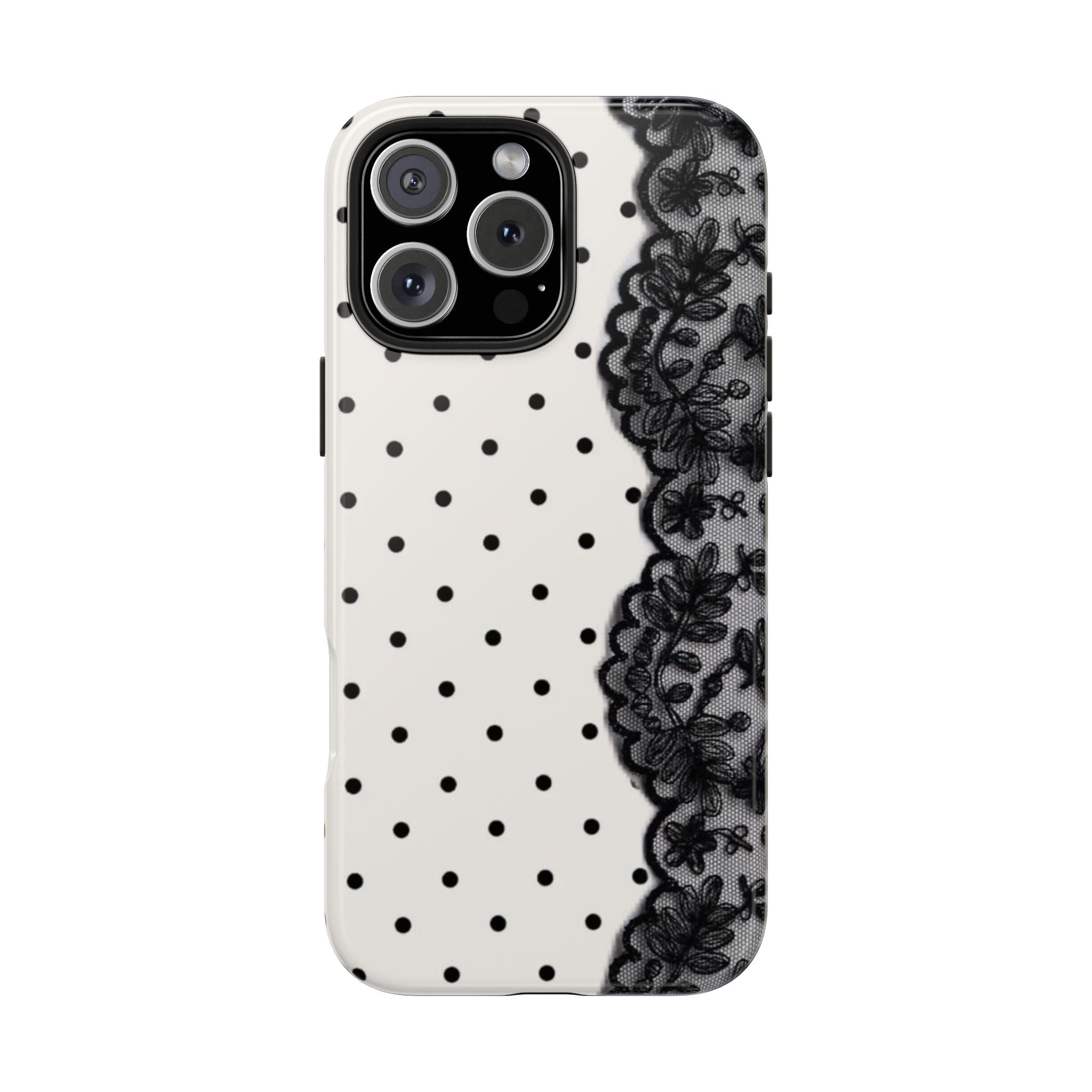 Polka Dot/Lace Phone Cases